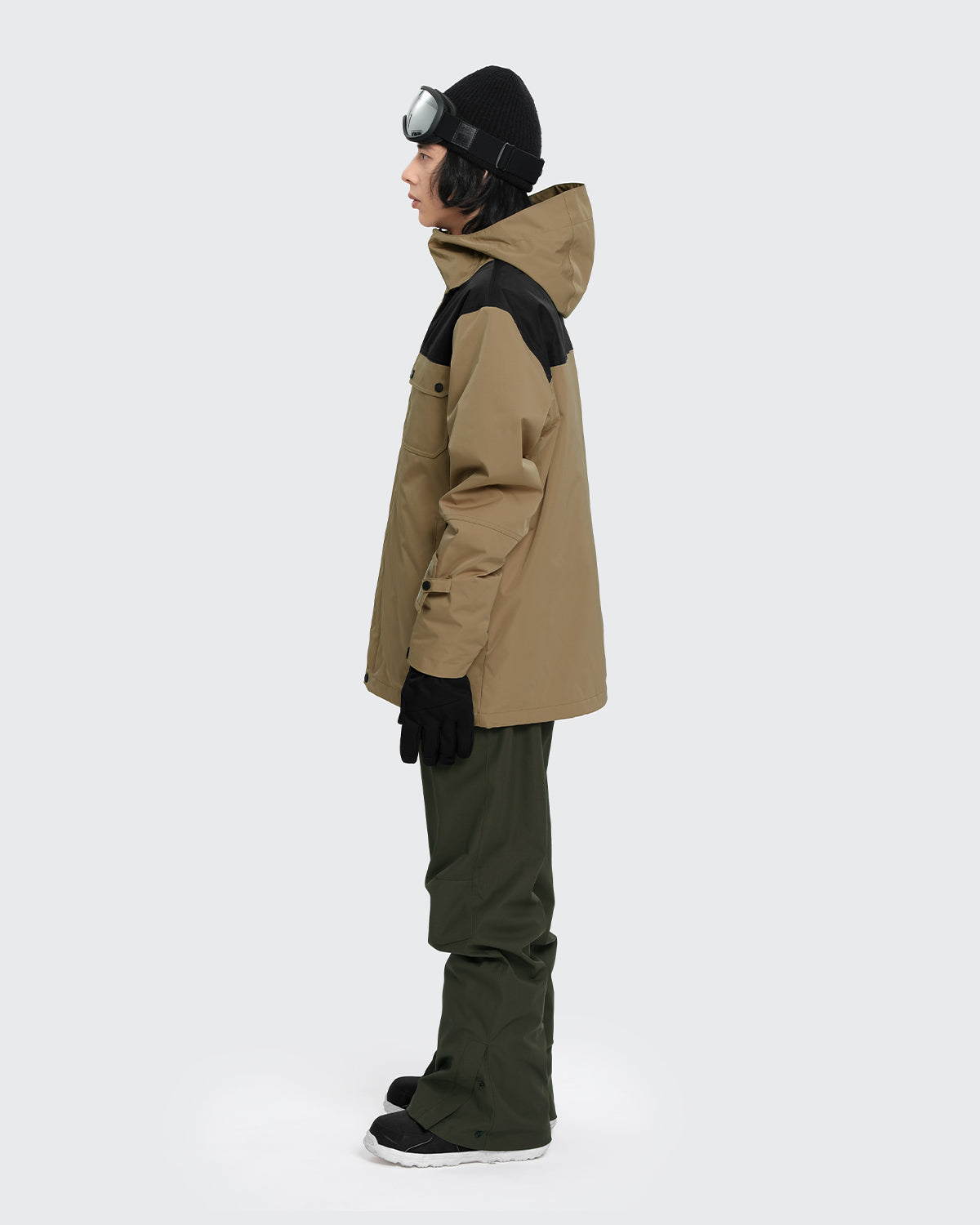 #カラー_mochabeige×black /darkkhaki