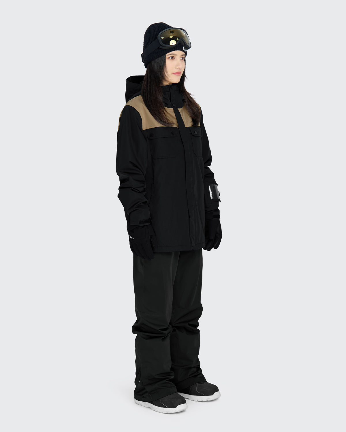 #カラー_black×mochabeige/black