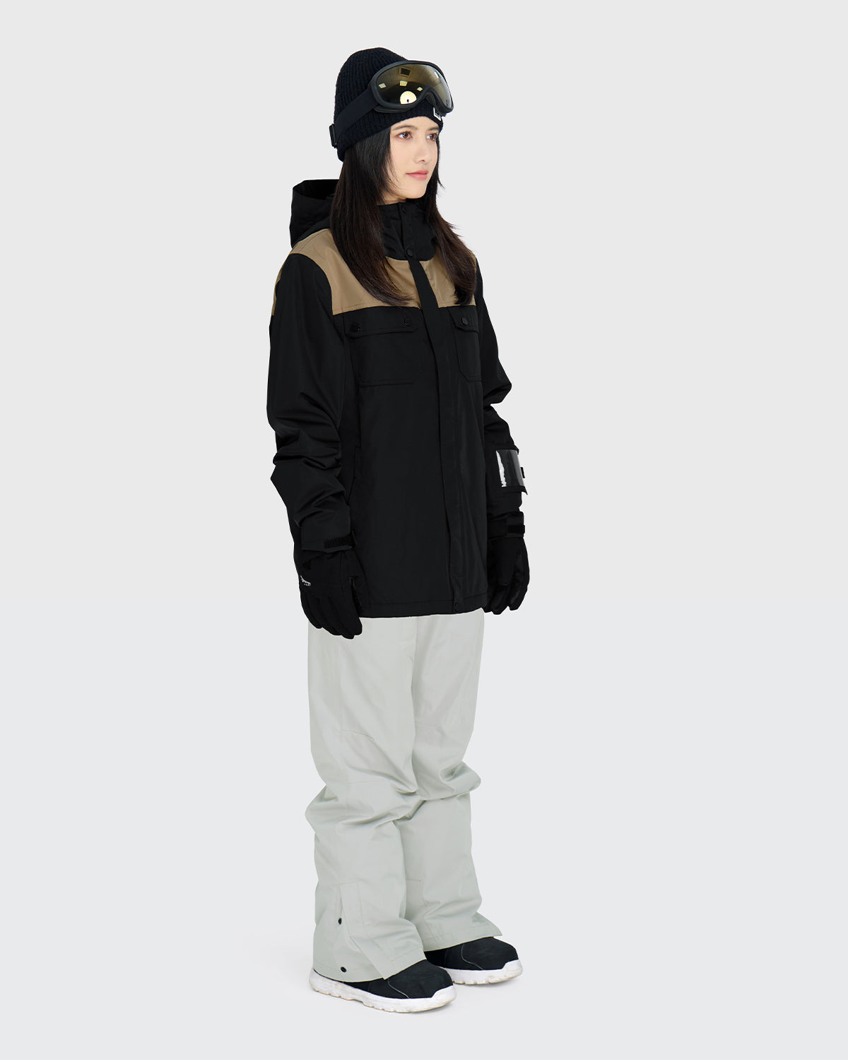 #カラー_black×mochabeige/lightgray