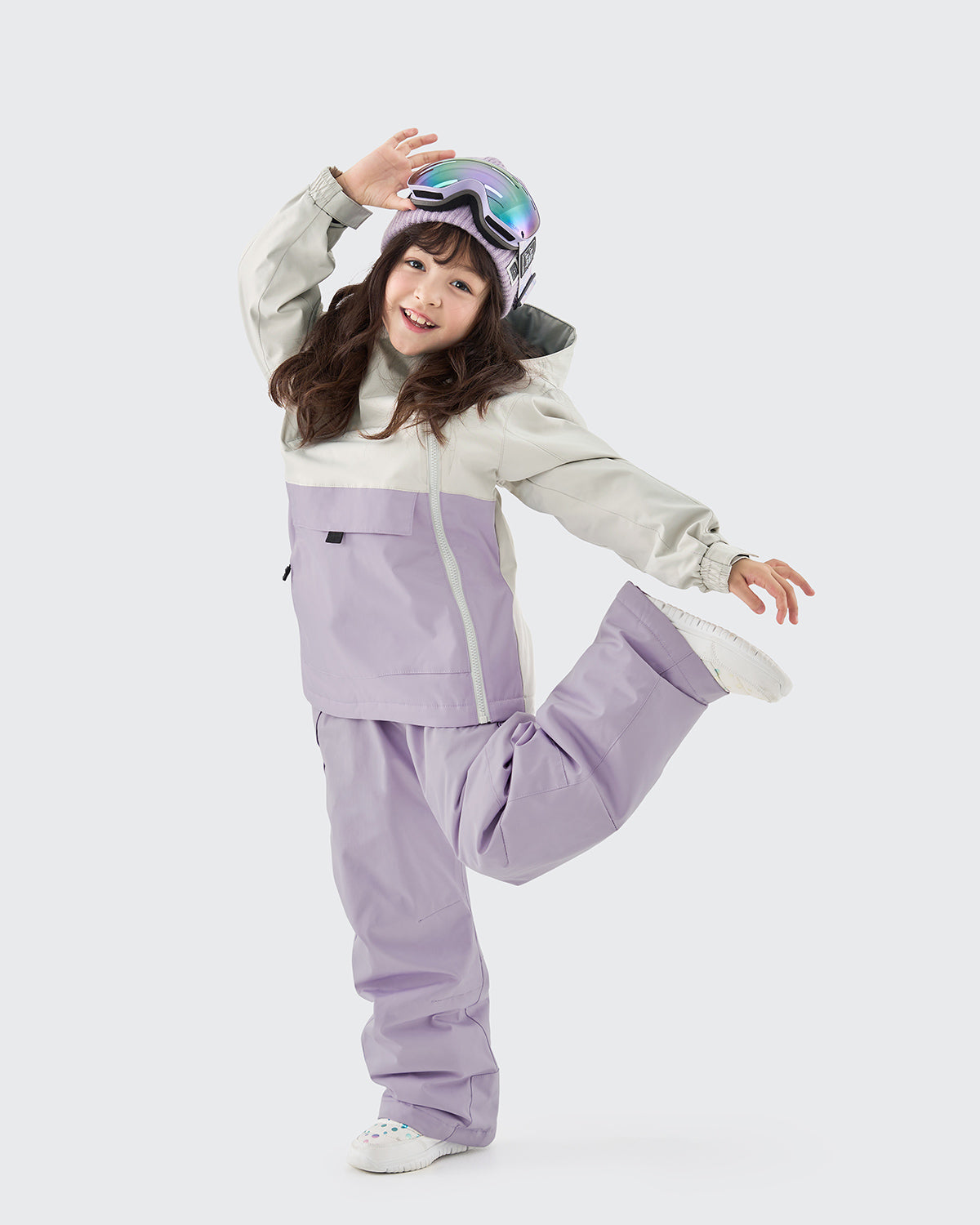 #カラー_creamwhite×lavender/lavender