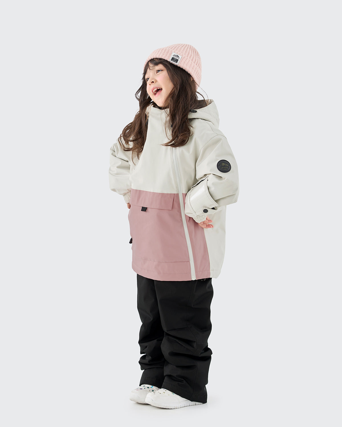 #カラー_creamwhite×pink/black