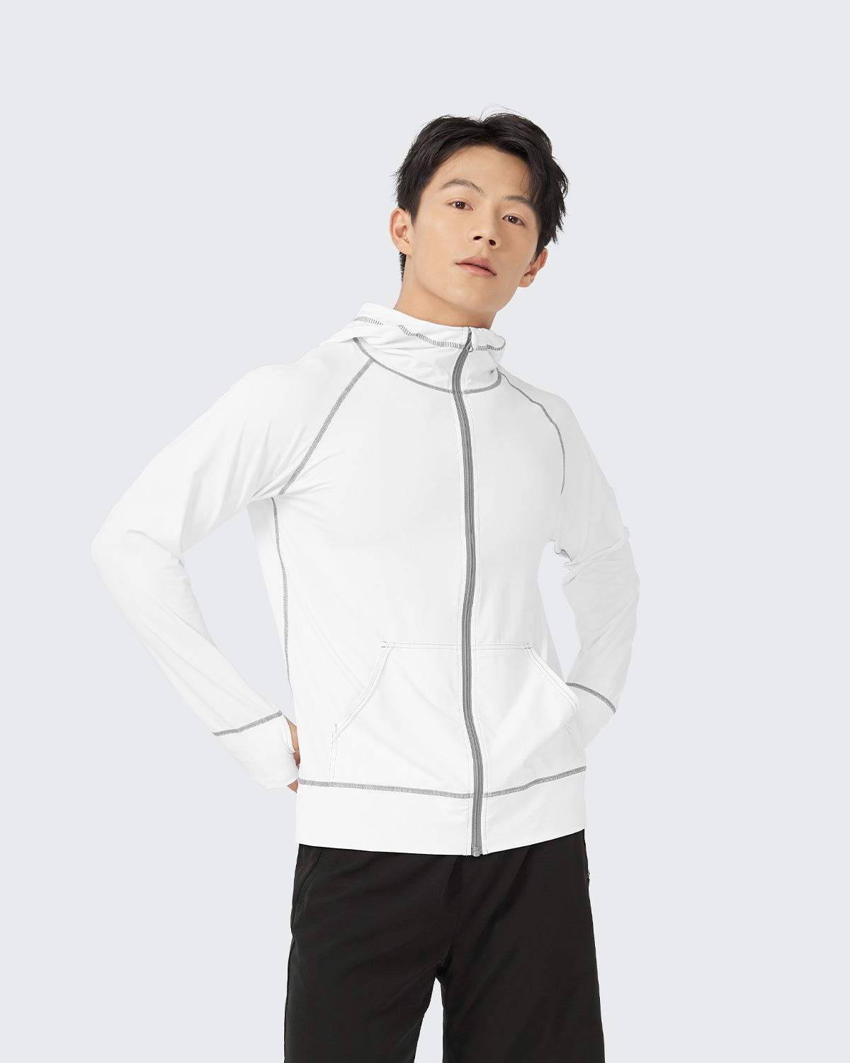 #カラー_ホワイト×グレー