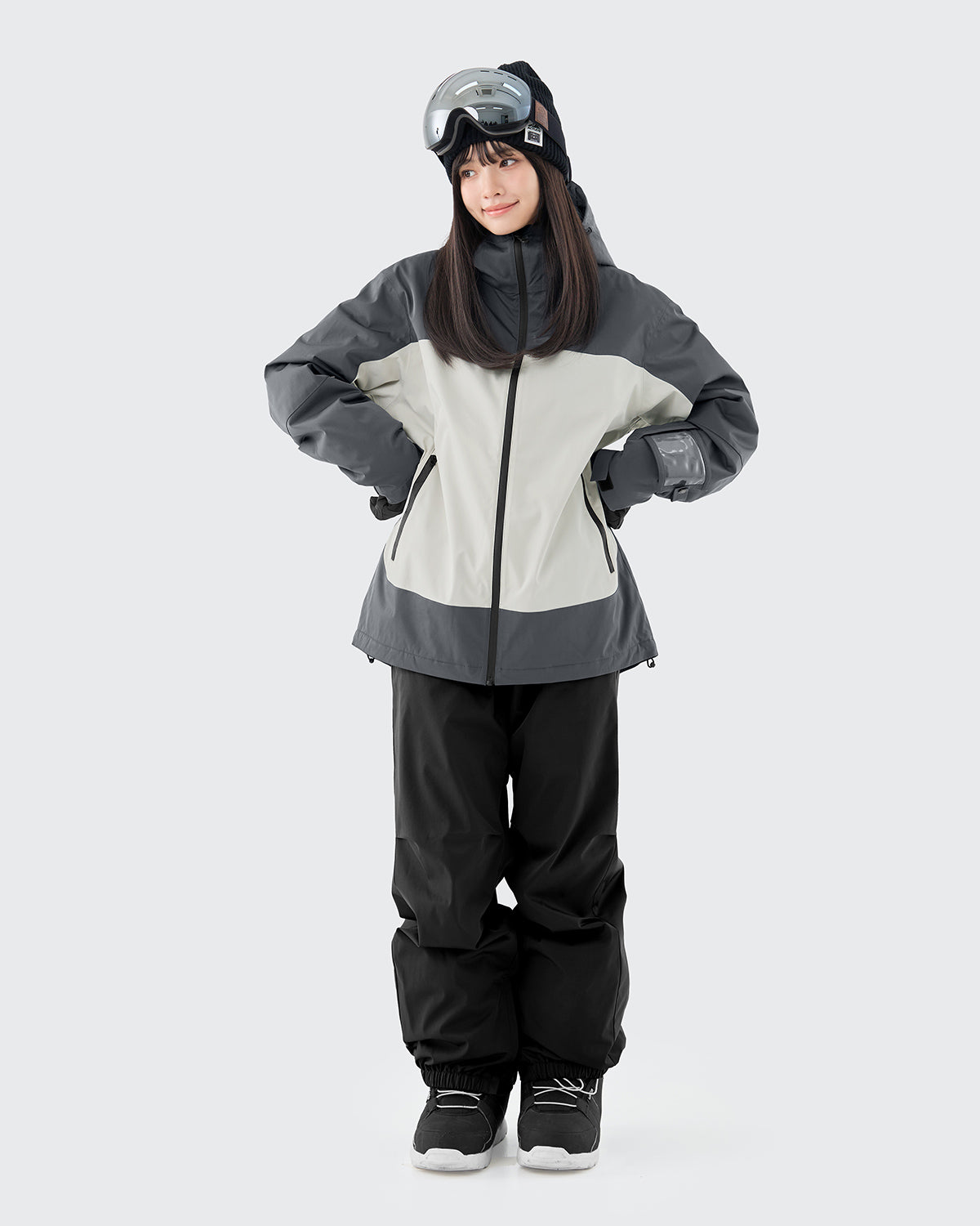 #カラー_ivy gray/black