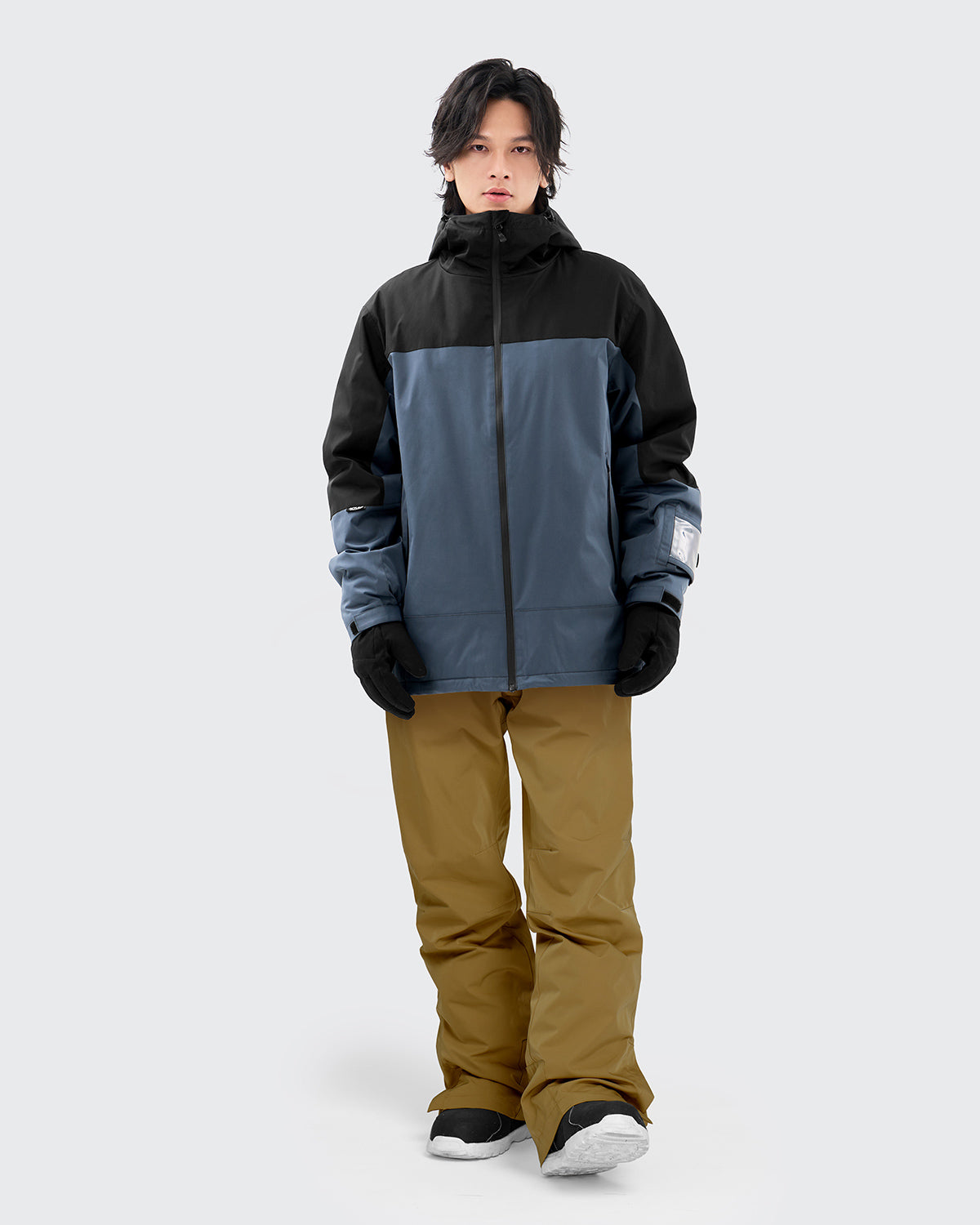 #カラー_black×darknavy/マスタード