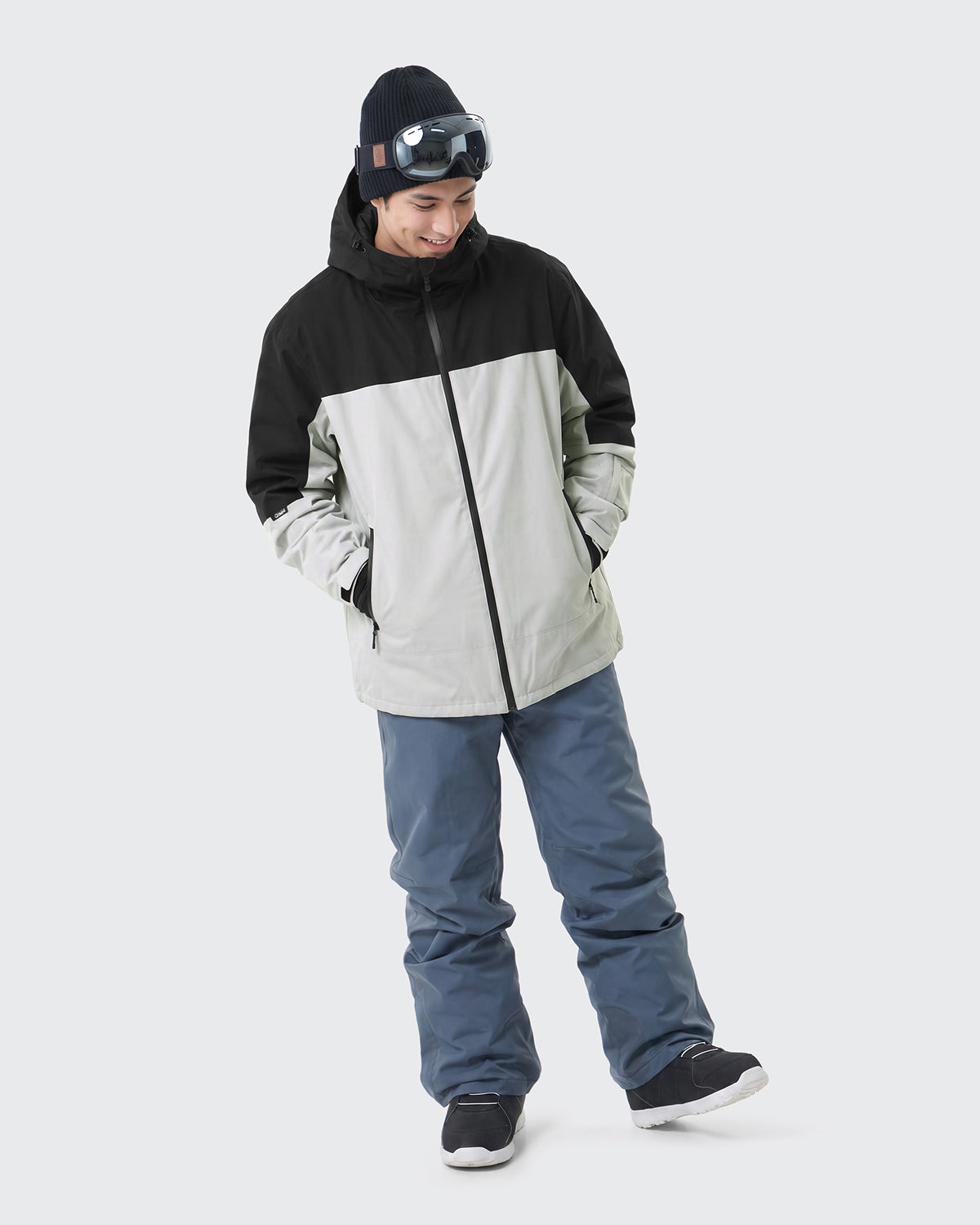 #カラー_black×light gray/dkネイビー