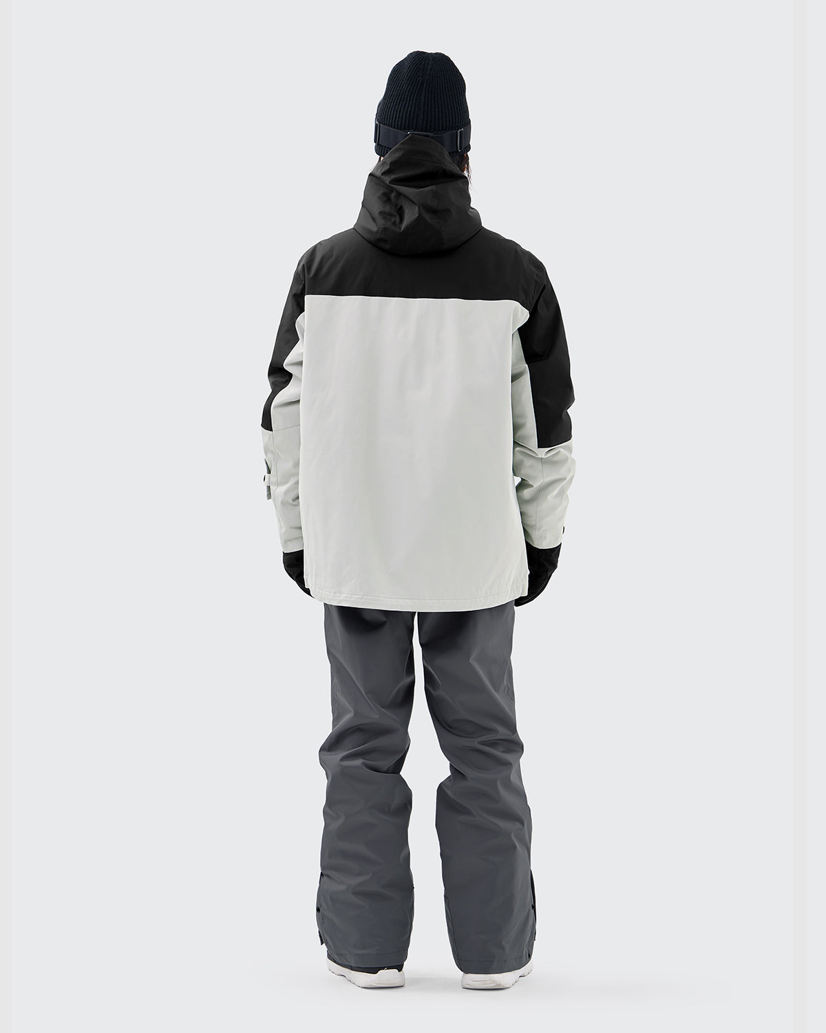 #カラー_black×light gray/ivグレー