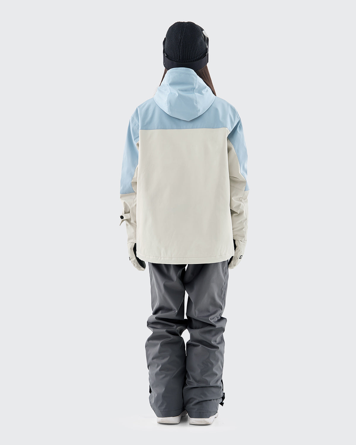 #カラー_baby blue×white/ivグレー