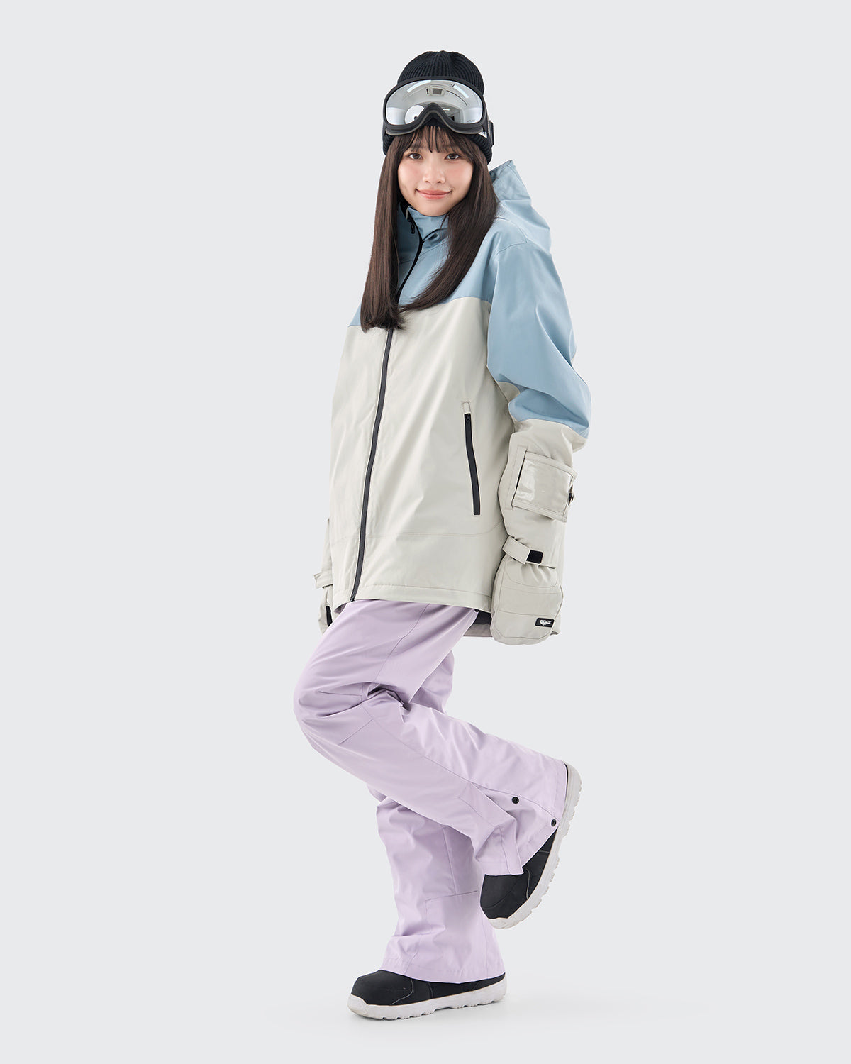 #カラー_baby blue×white/ラベンダー