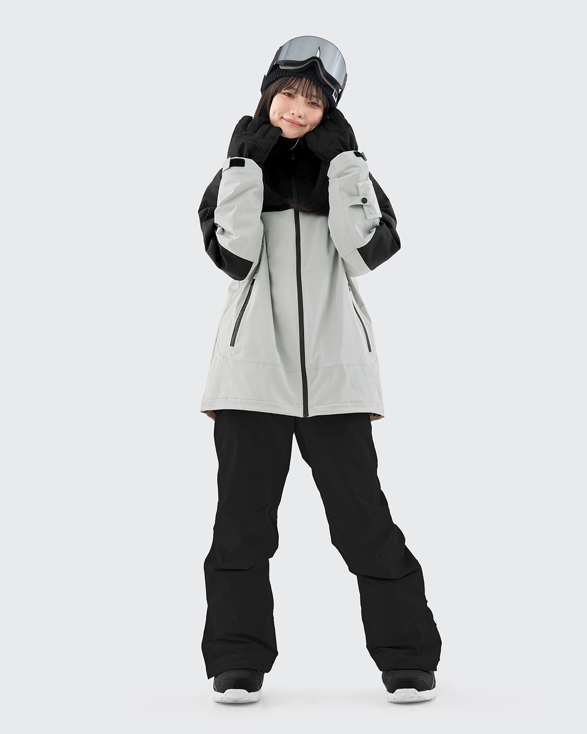 #カラー_black×light gray/ブラック