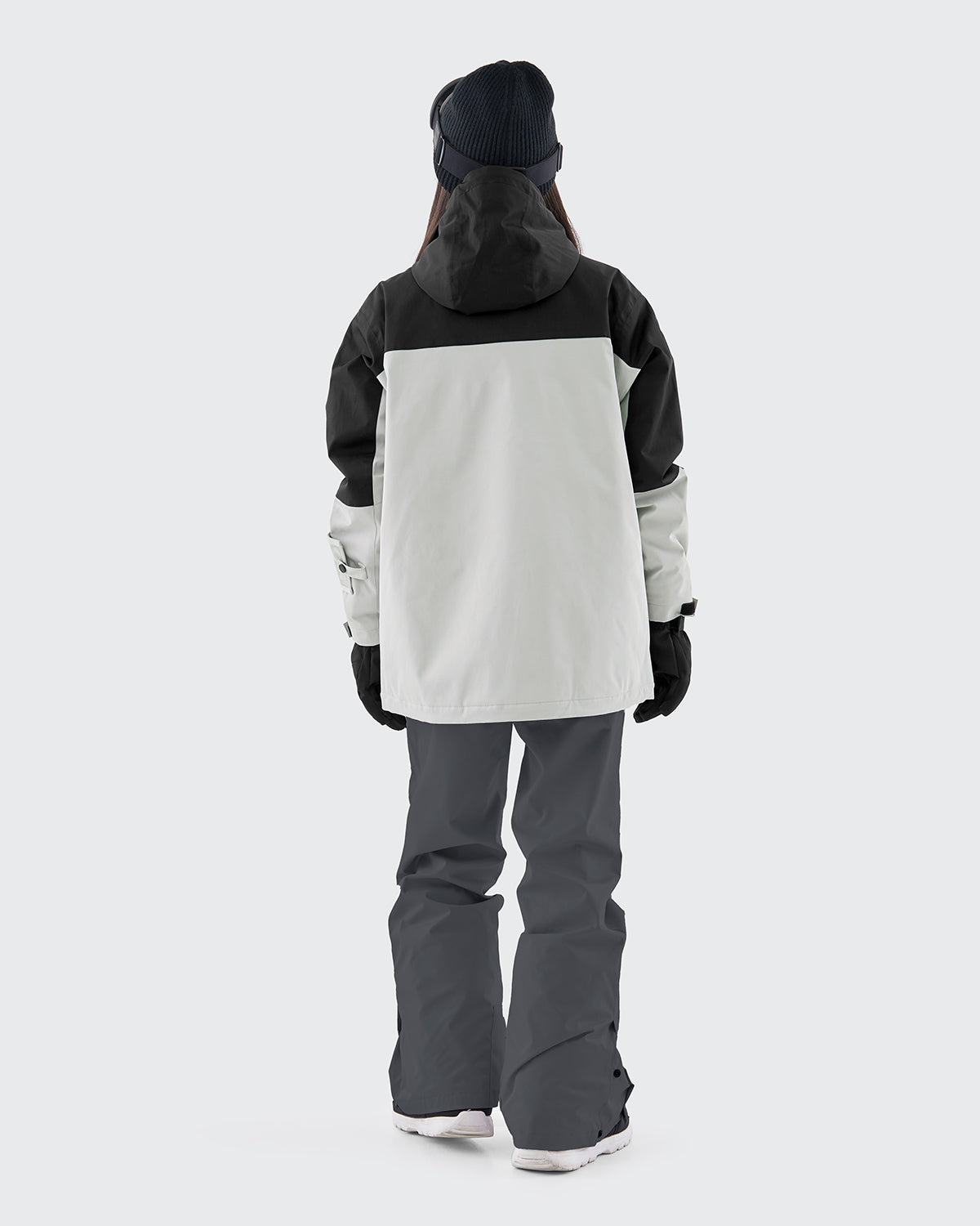 #カラー_black×light gray/ivグレー