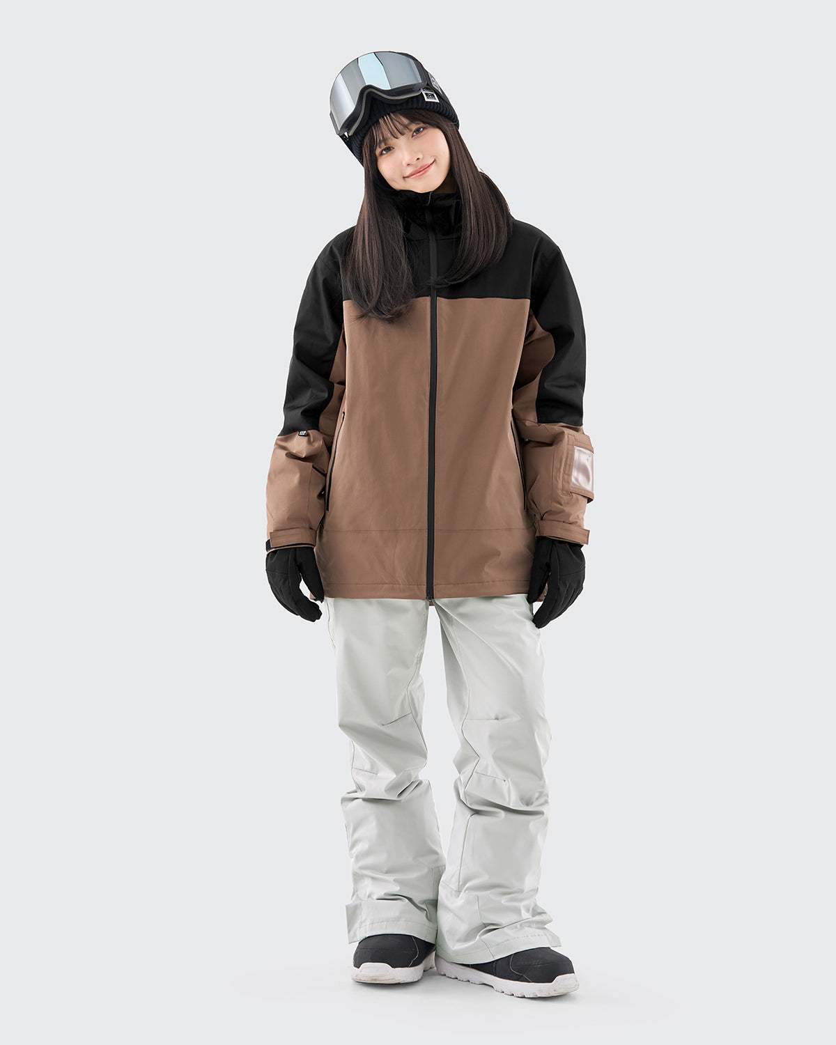 #カラー_black×mocha/ライトグレー