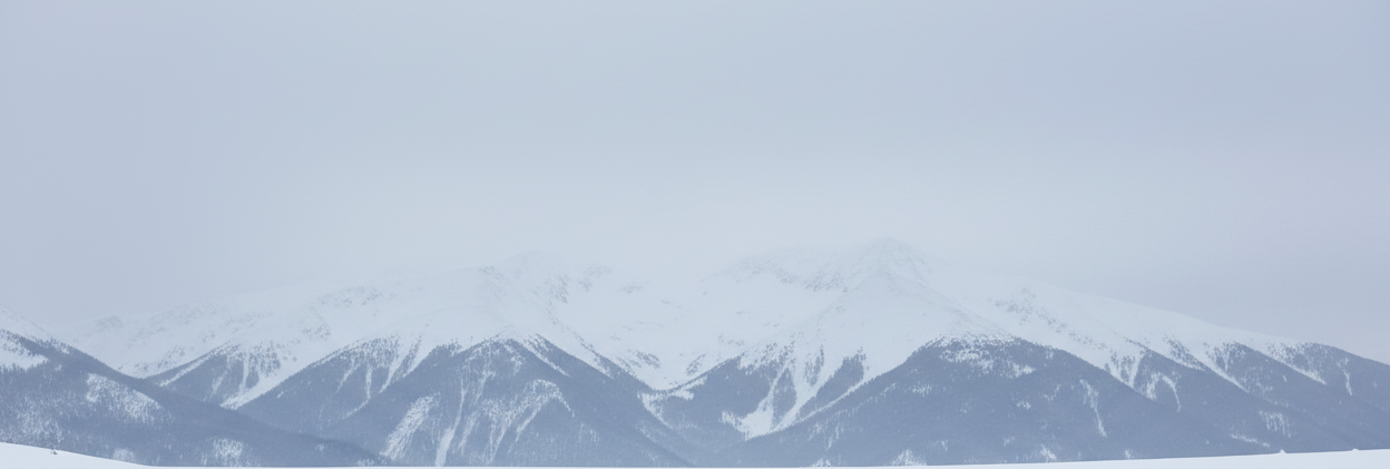 雪山写真山頂強調