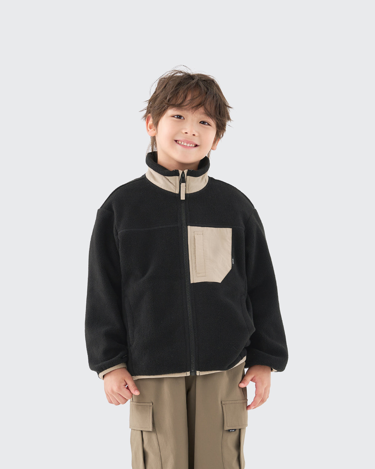 フリースジャケット ミドルレイアインナー キッズ 男の子 al-jk25084