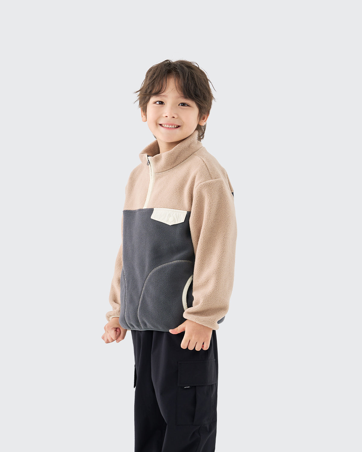 フリースジャケット ミドルレイアインナー キッズ 男の子 al-jk25111
