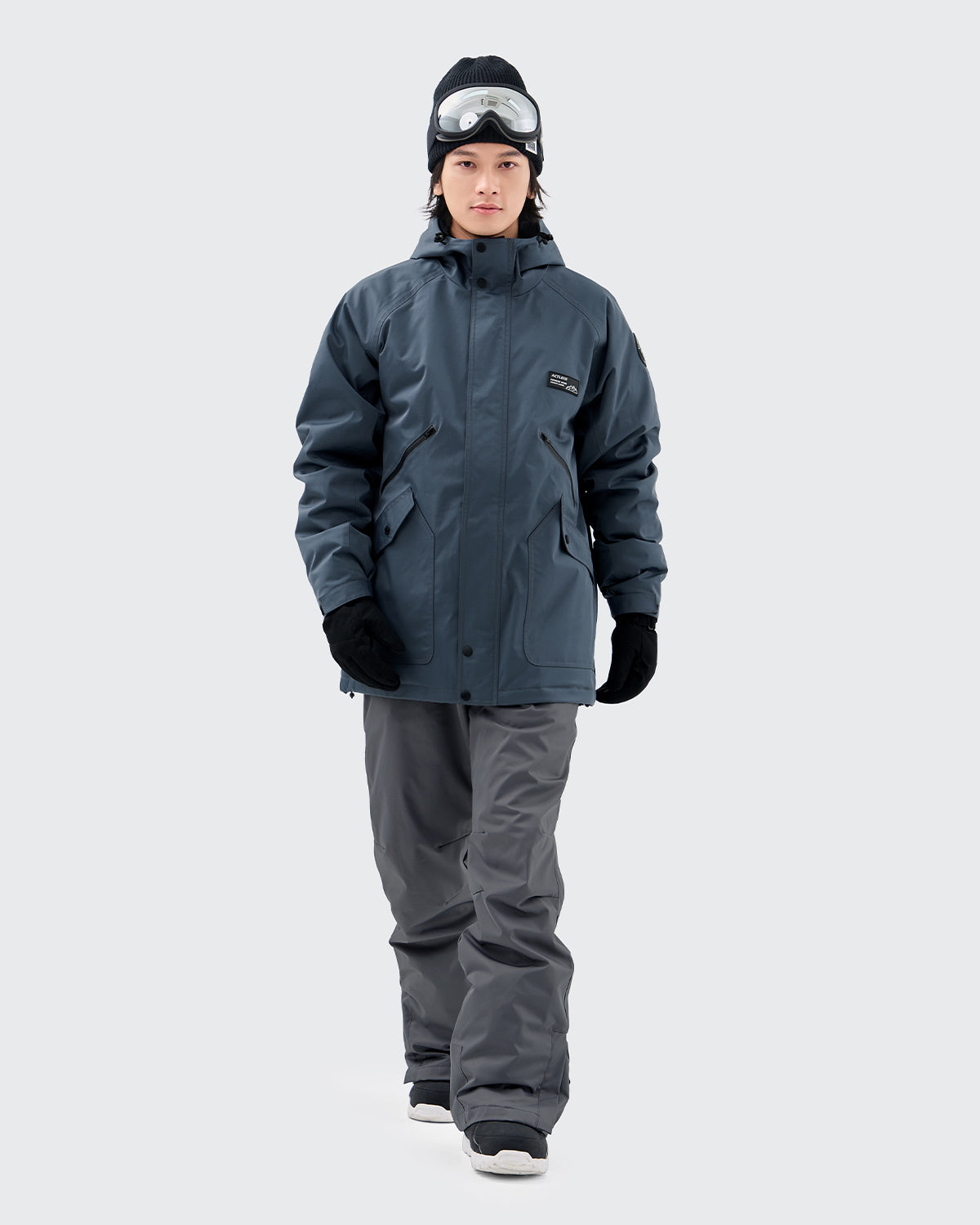 #カラー_ダークネイビー／ivグレー