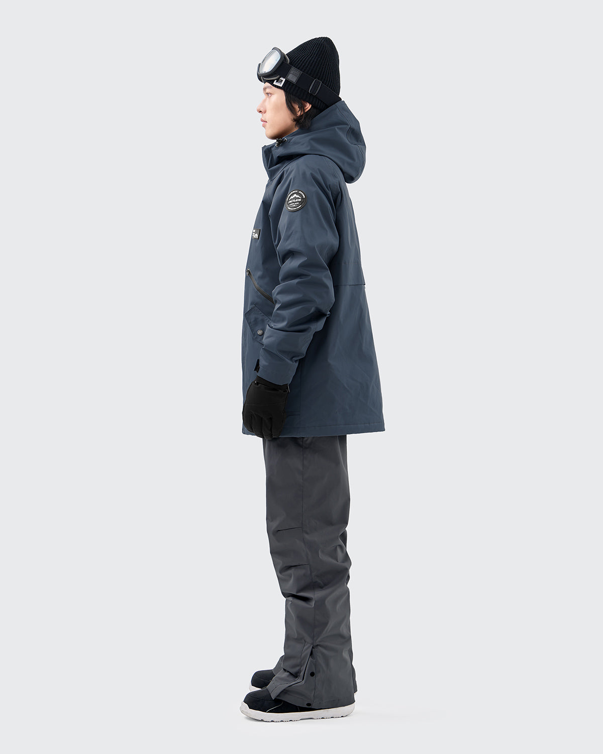 #カラー_ダークネイビー／ivグレー