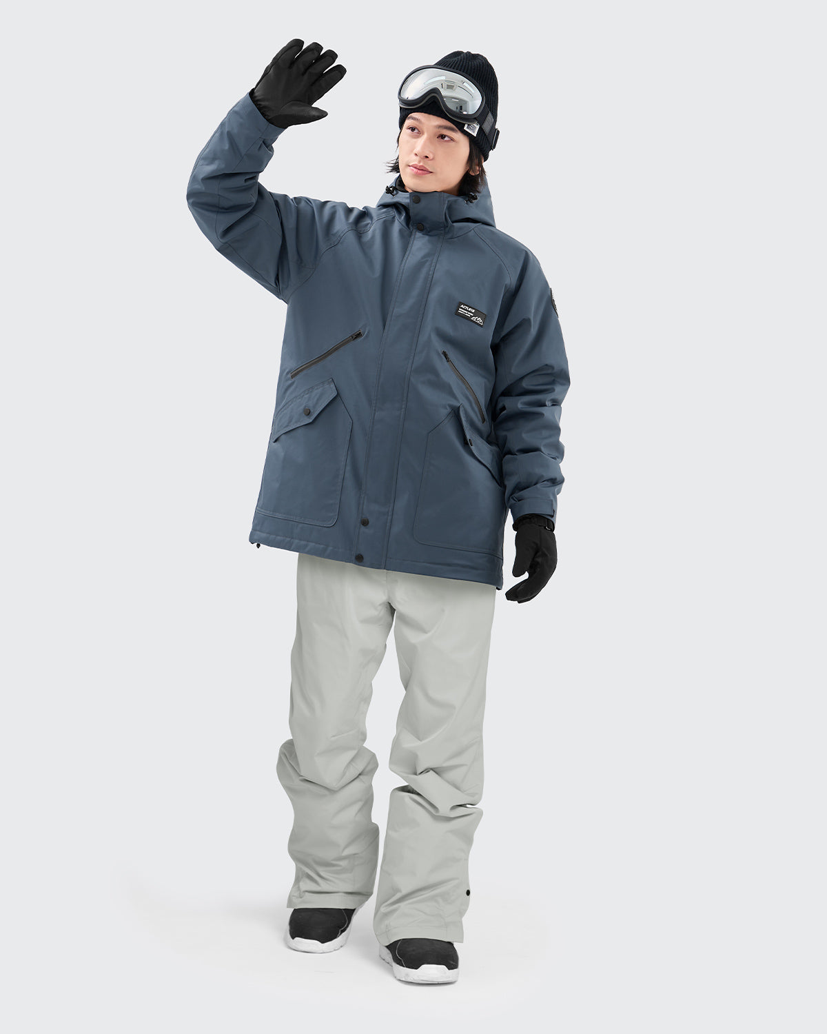 #カラー_ダークネイビー／ライトグレー