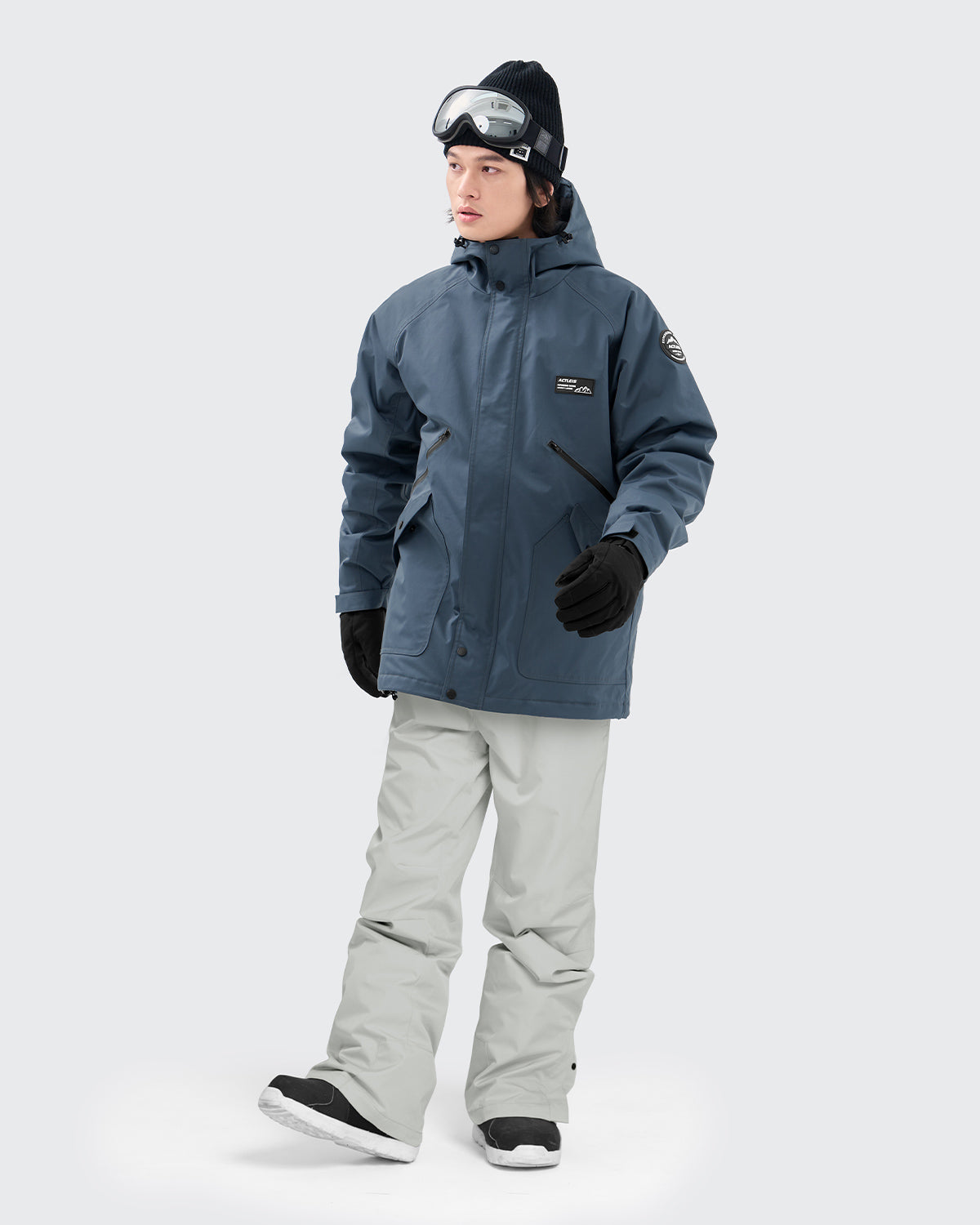 #カラー_ダークネイビー／ライトグレー