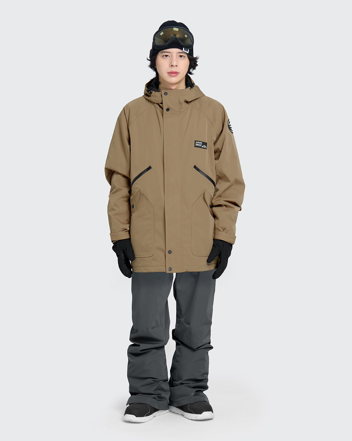 #カラー_モカベージュ／ivグレー