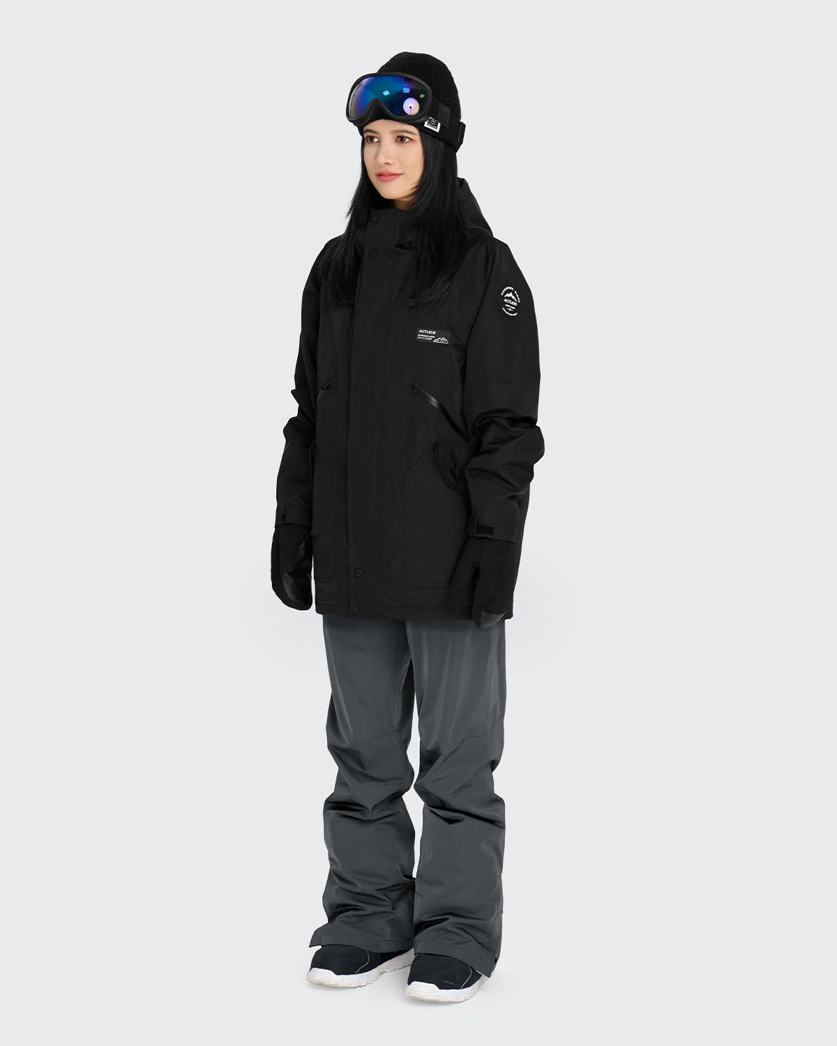 #カラー_ブラック/ivグレー