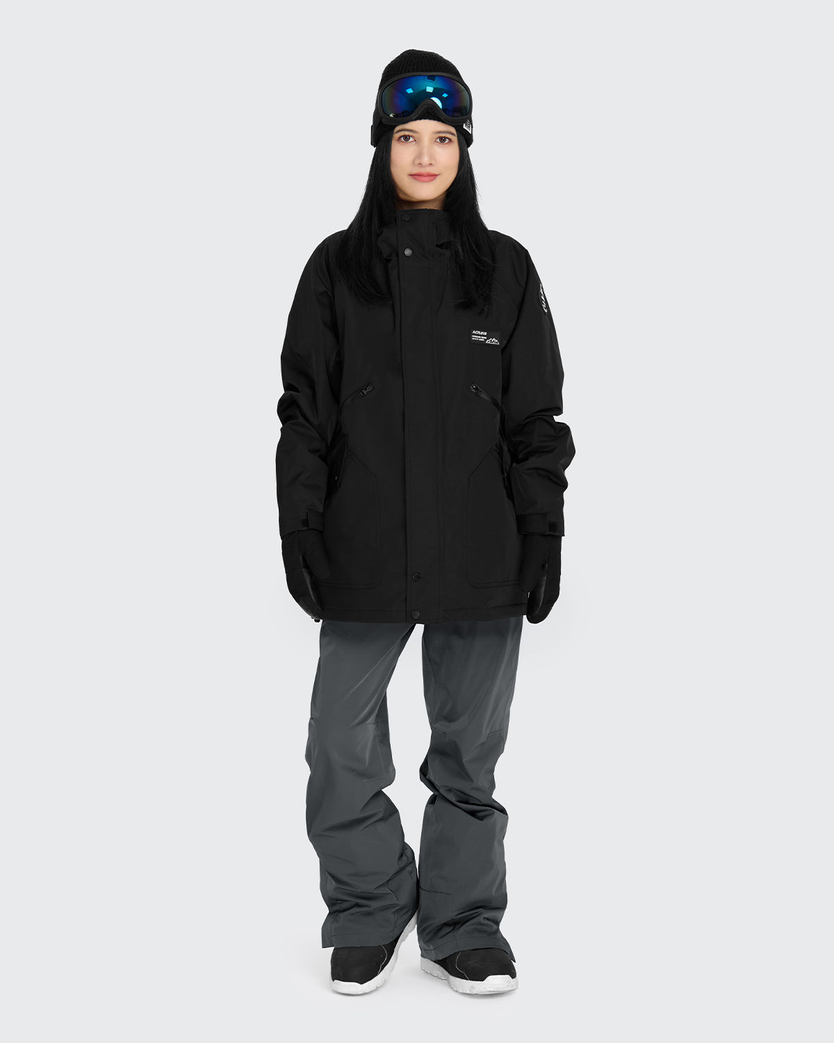 #カラー_ブラック/ivグレー