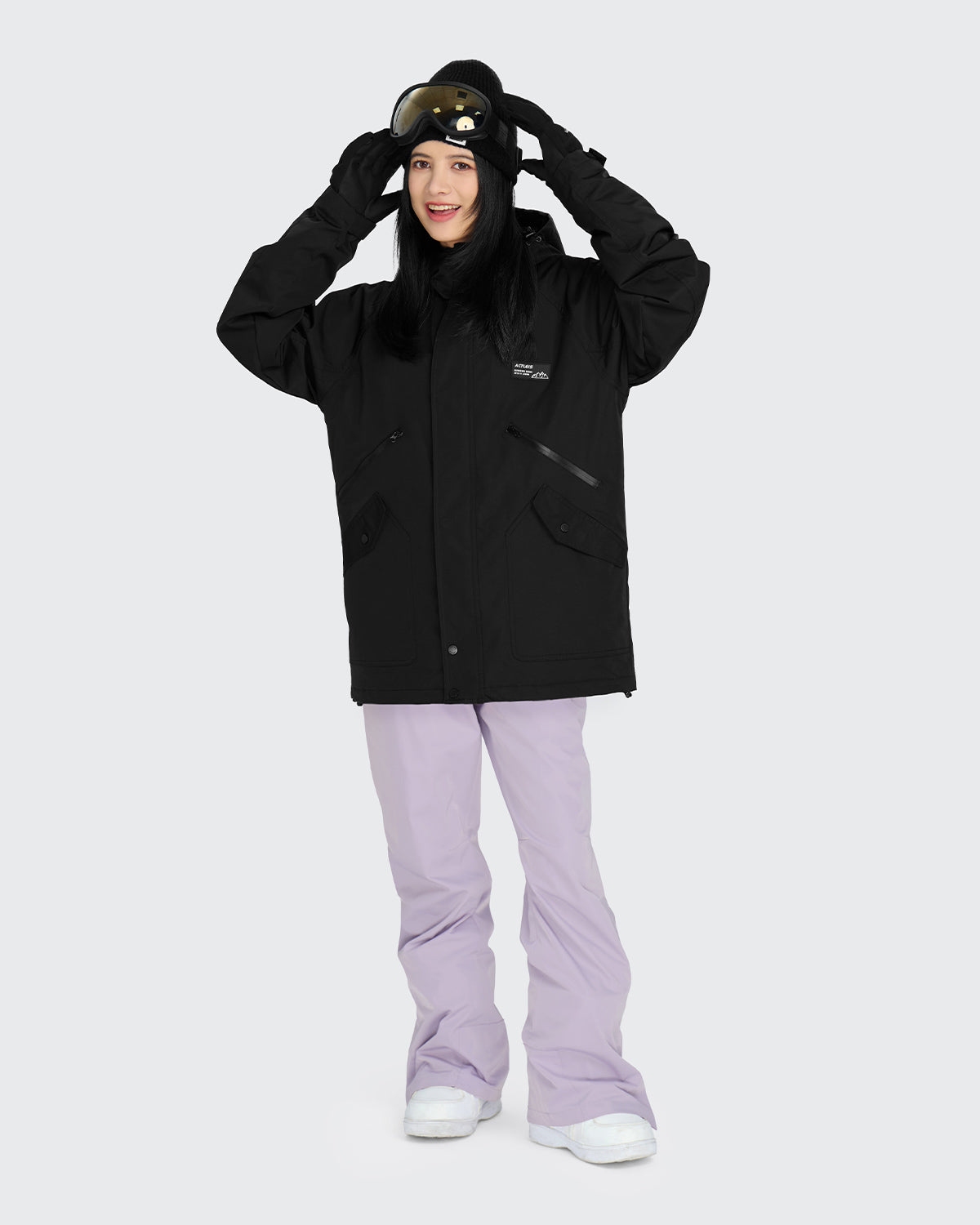 #カラー_ブラック/ラベンダー