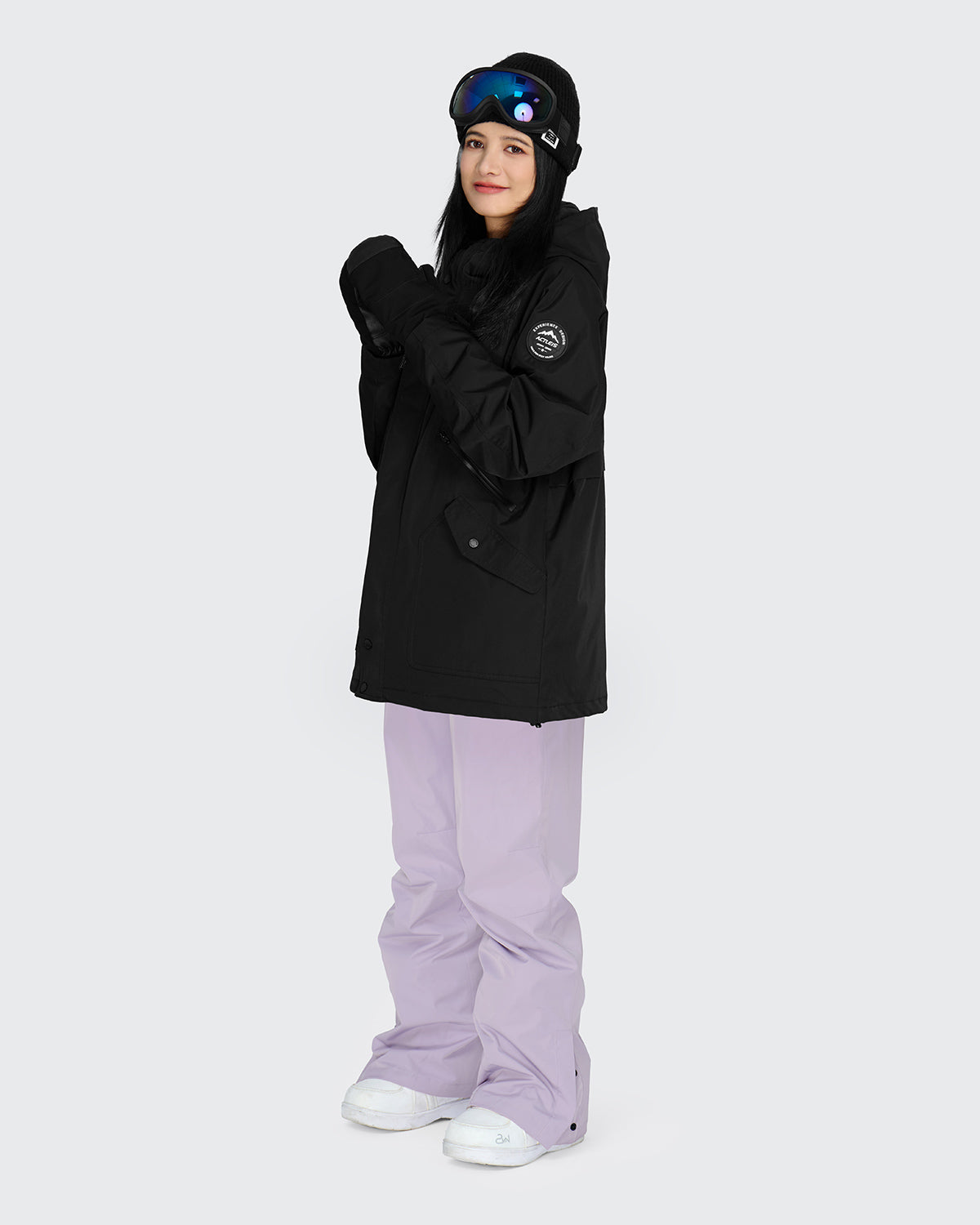 #カラー_ブラック/ラベンダー