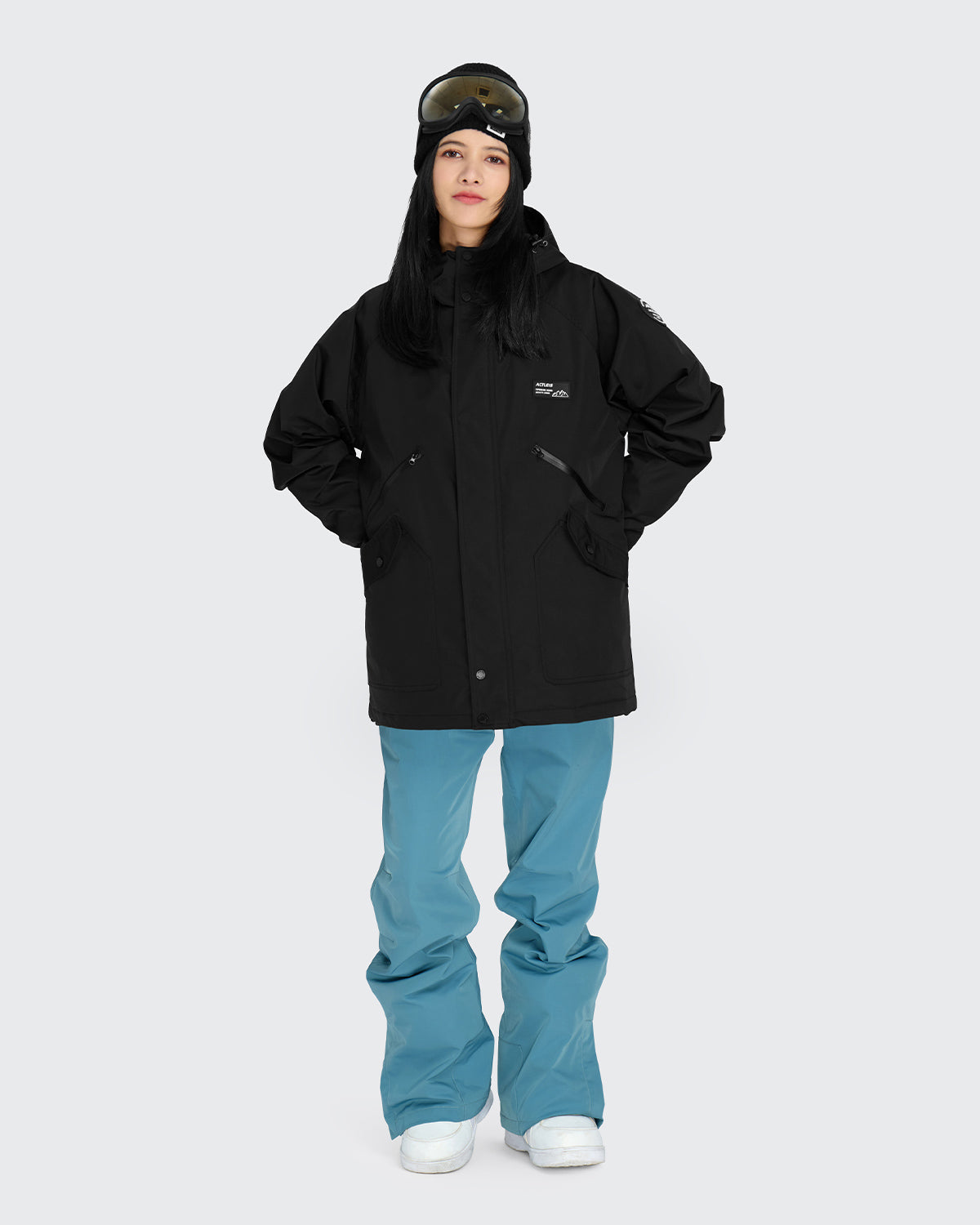 #カラー_ブラック/stブルー