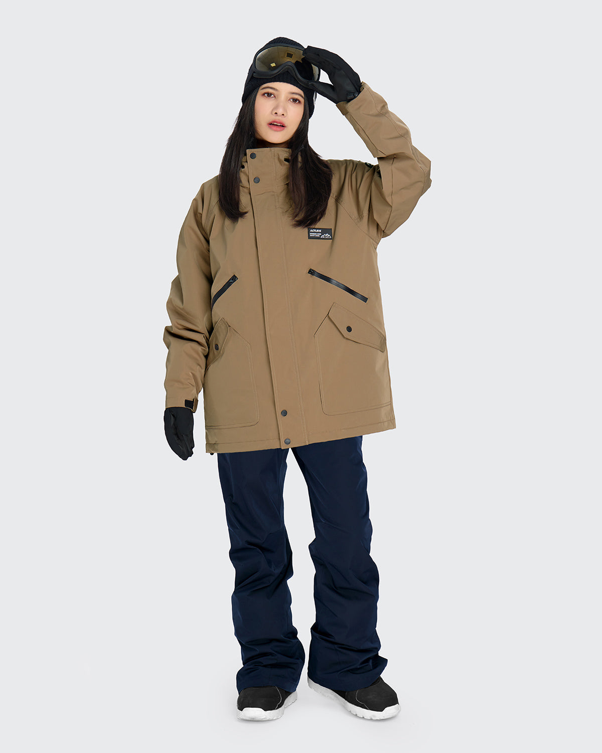 #カラー_モカベージュ/ネイビー