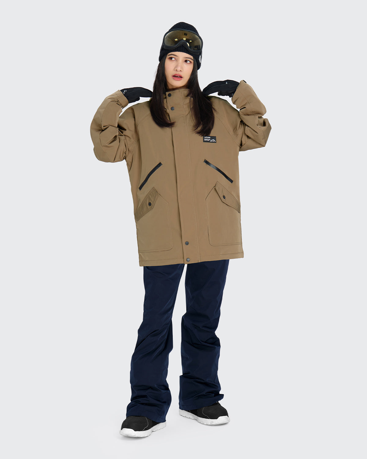 #カラー_モカベージュ/ネイビー