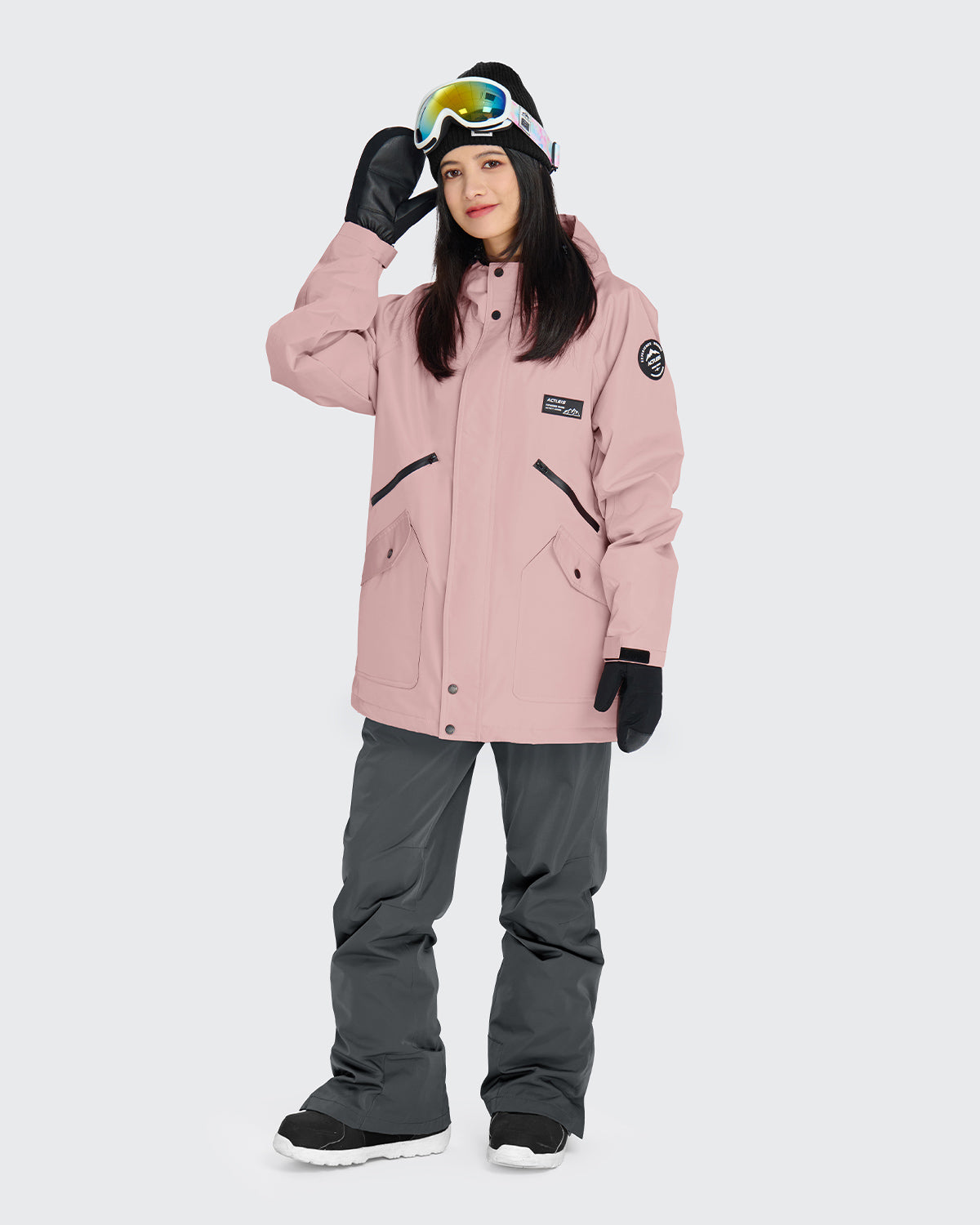 #カラー_ピンク/ivグレー