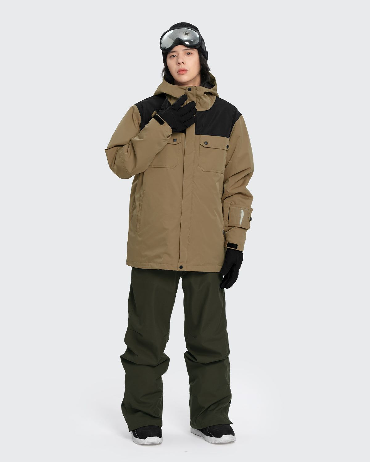 #カラー_mochabeige×black /darkkhaki