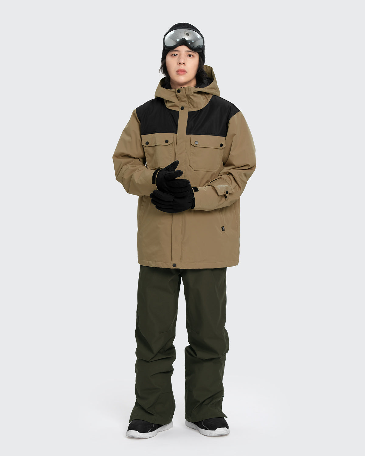 #カラー_mochabeige×black /darkkhaki