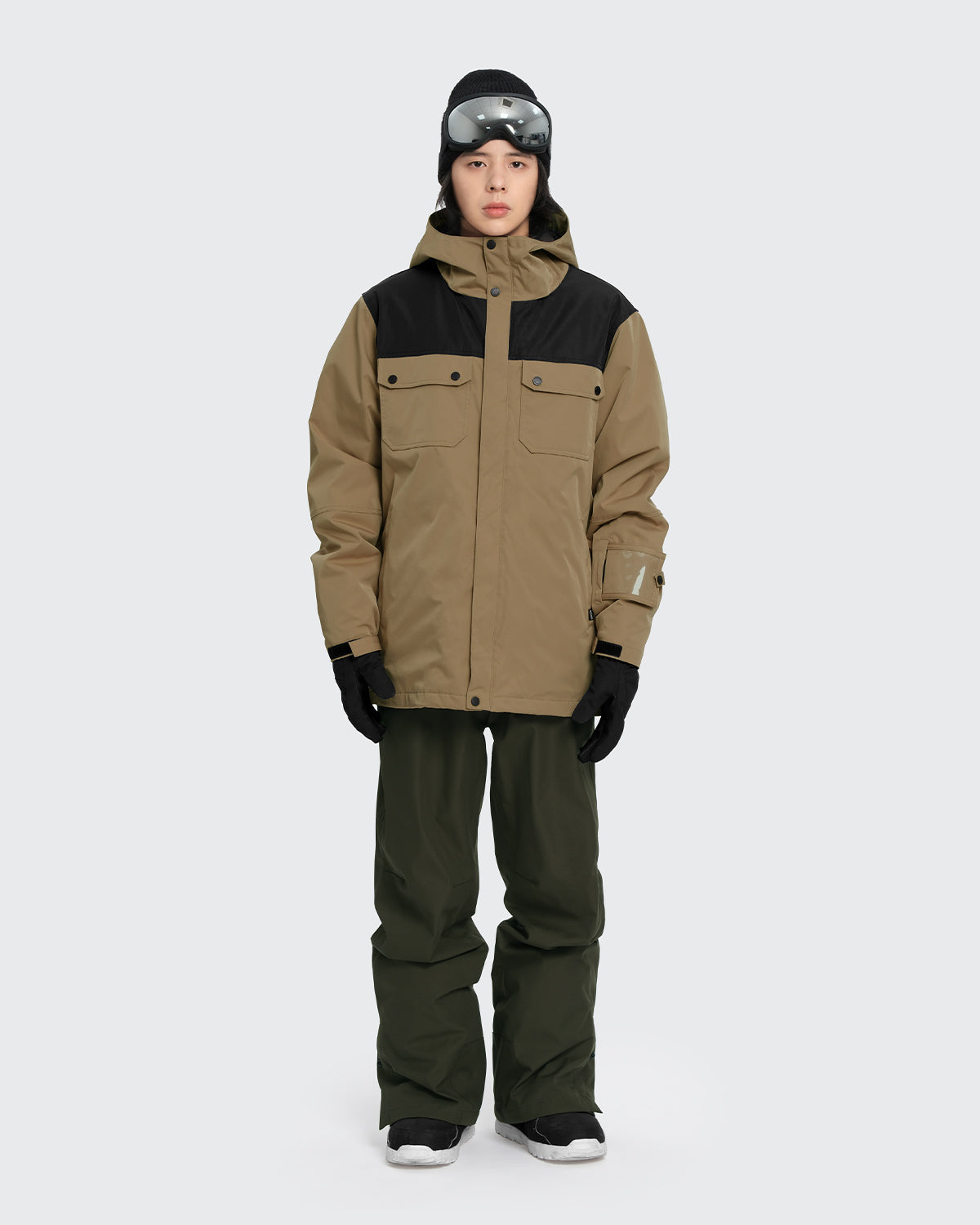 #カラー_mochabeige×black /darkkhaki