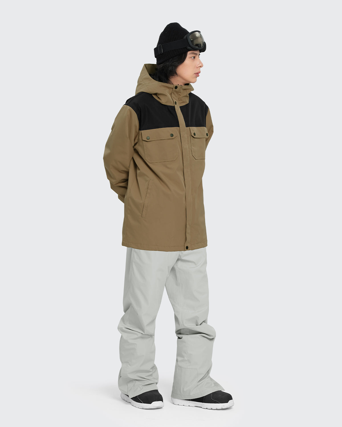 #カラー_mochabeige×black /lightgray