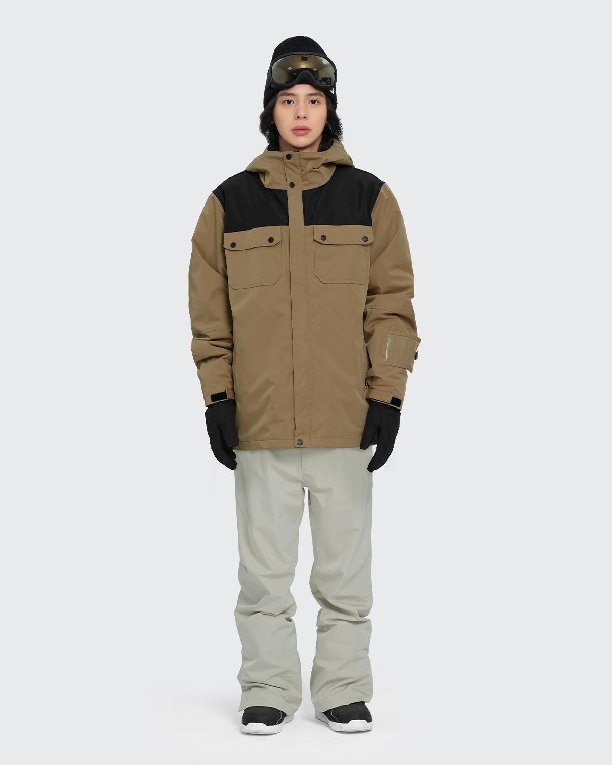 #カラー_mocha×black/oysterwhite