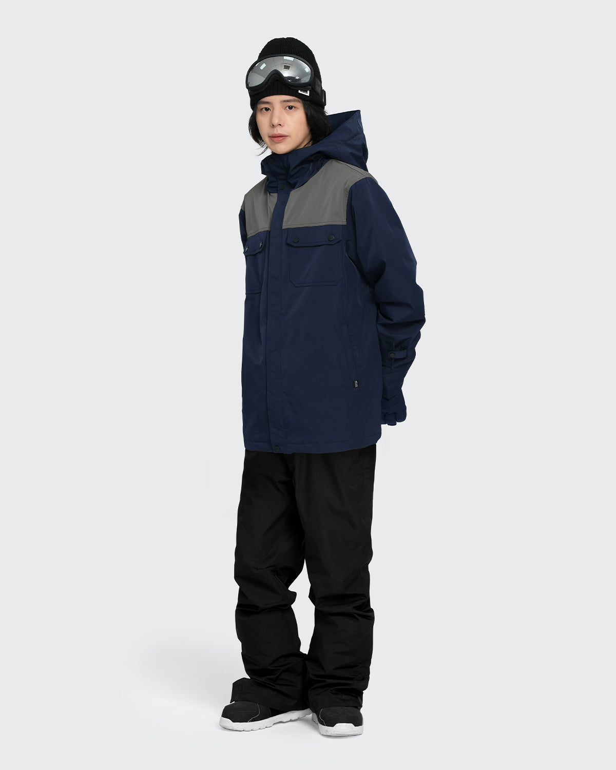 #カラー_navy×gray/black