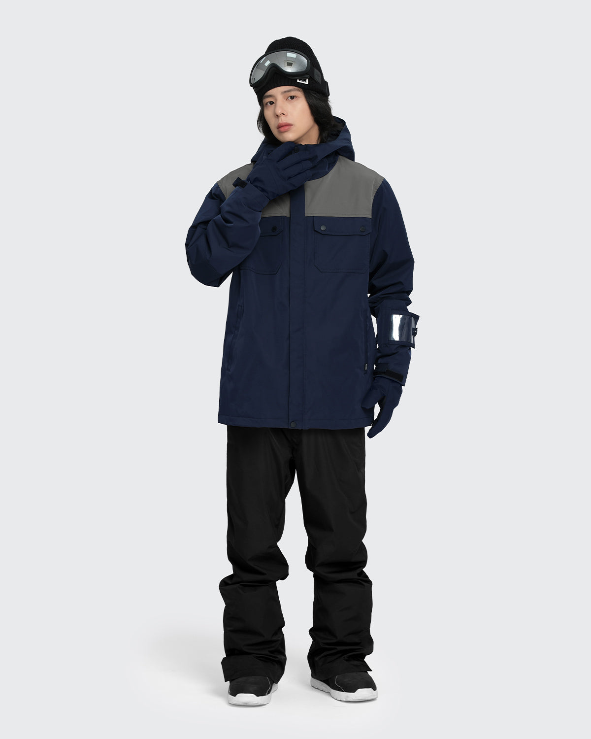 #カラー_navy×gray/black