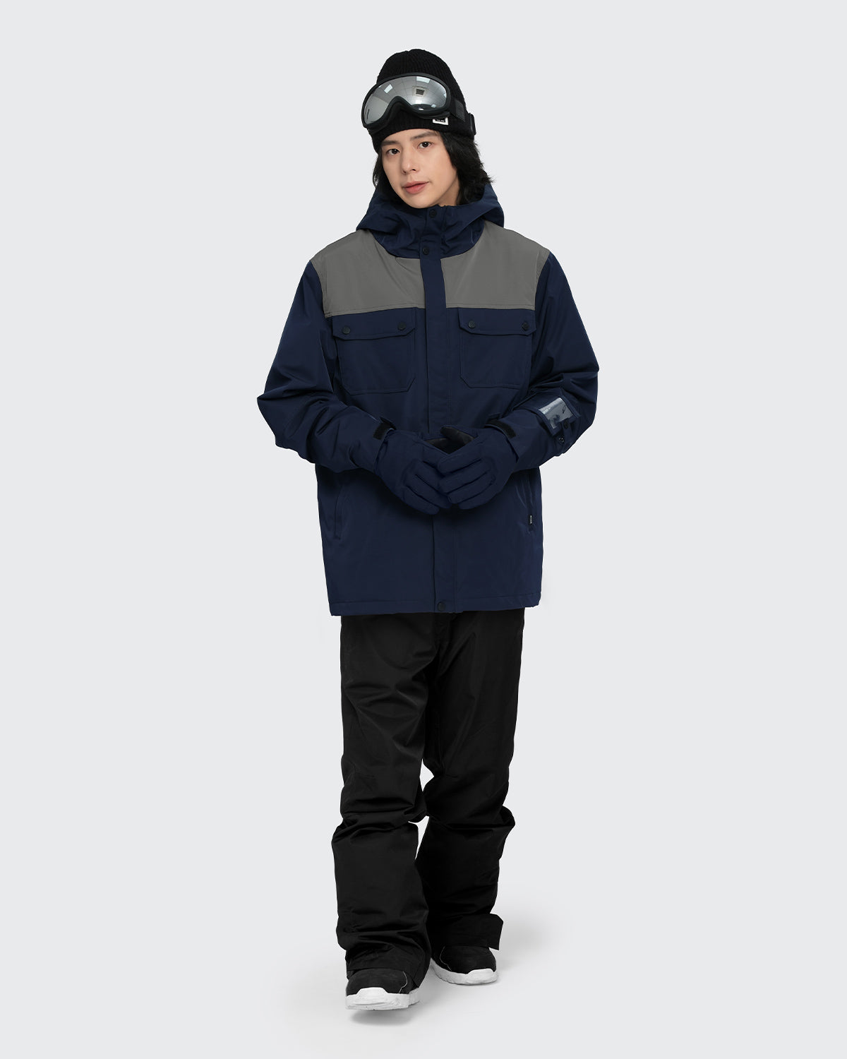 #カラー_navy×gray/black