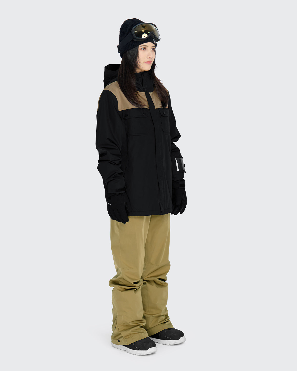 #カラー_black×mochabeige/beige