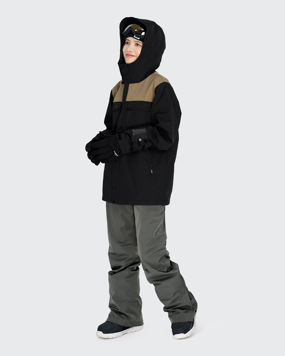 #カラー_black×mochabeige/gray