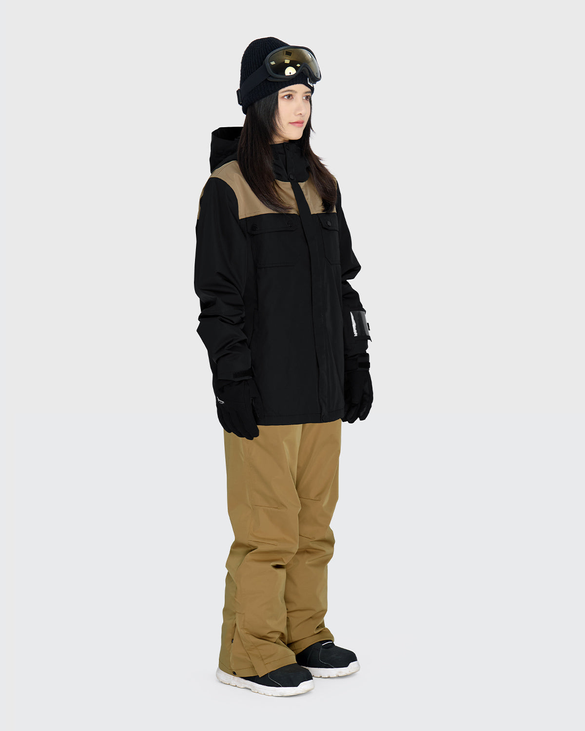 #カラー_black×mochabeige /mustard