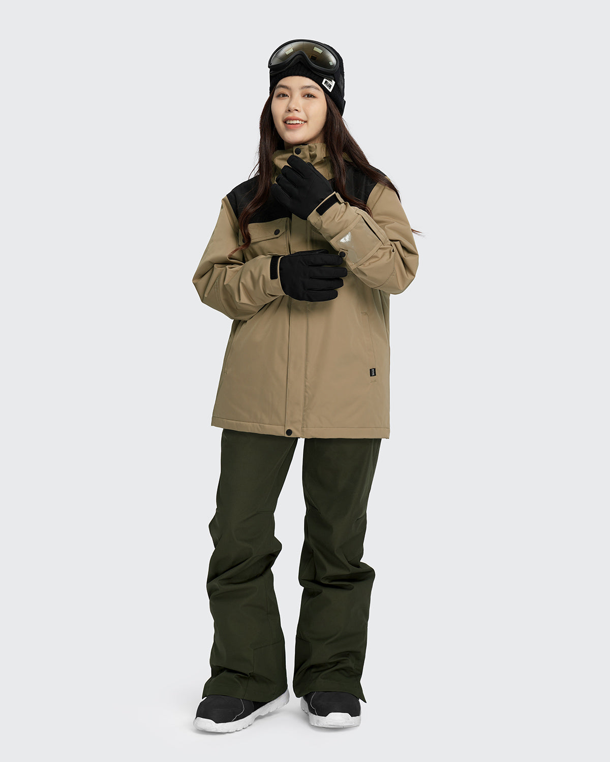 #カラー_mochabeige×black /darkkhaki