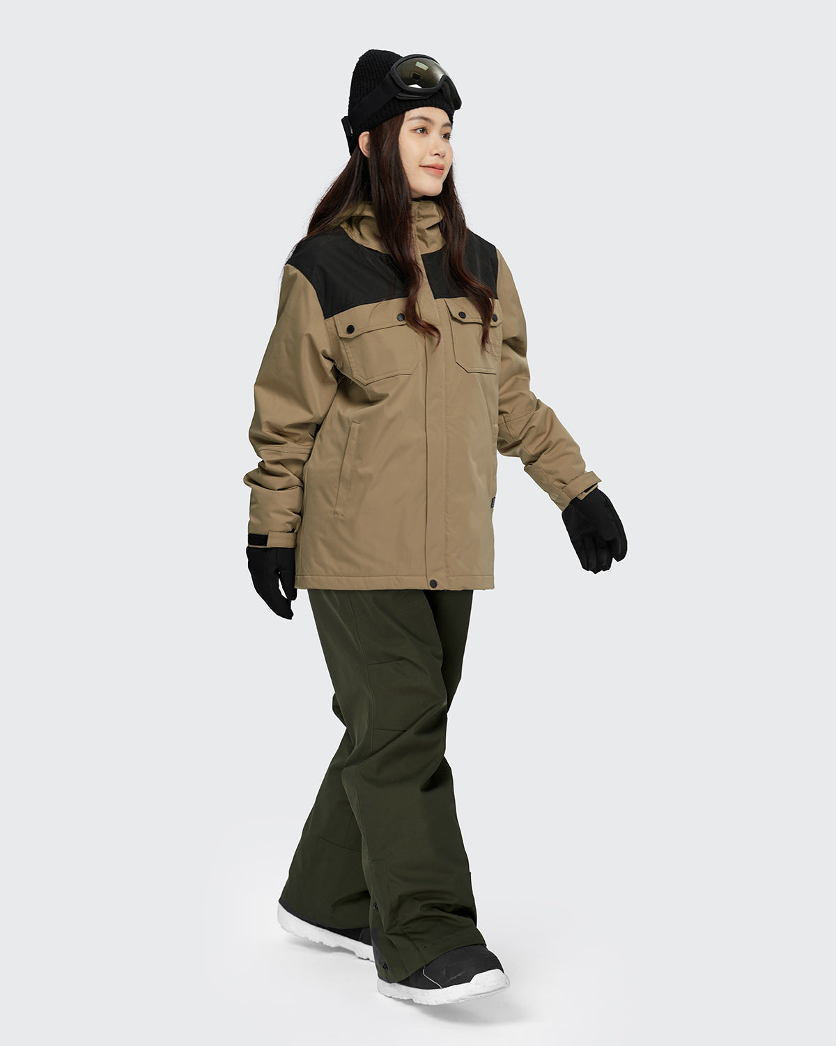 #カラー_mochabeige×black /darkkhaki