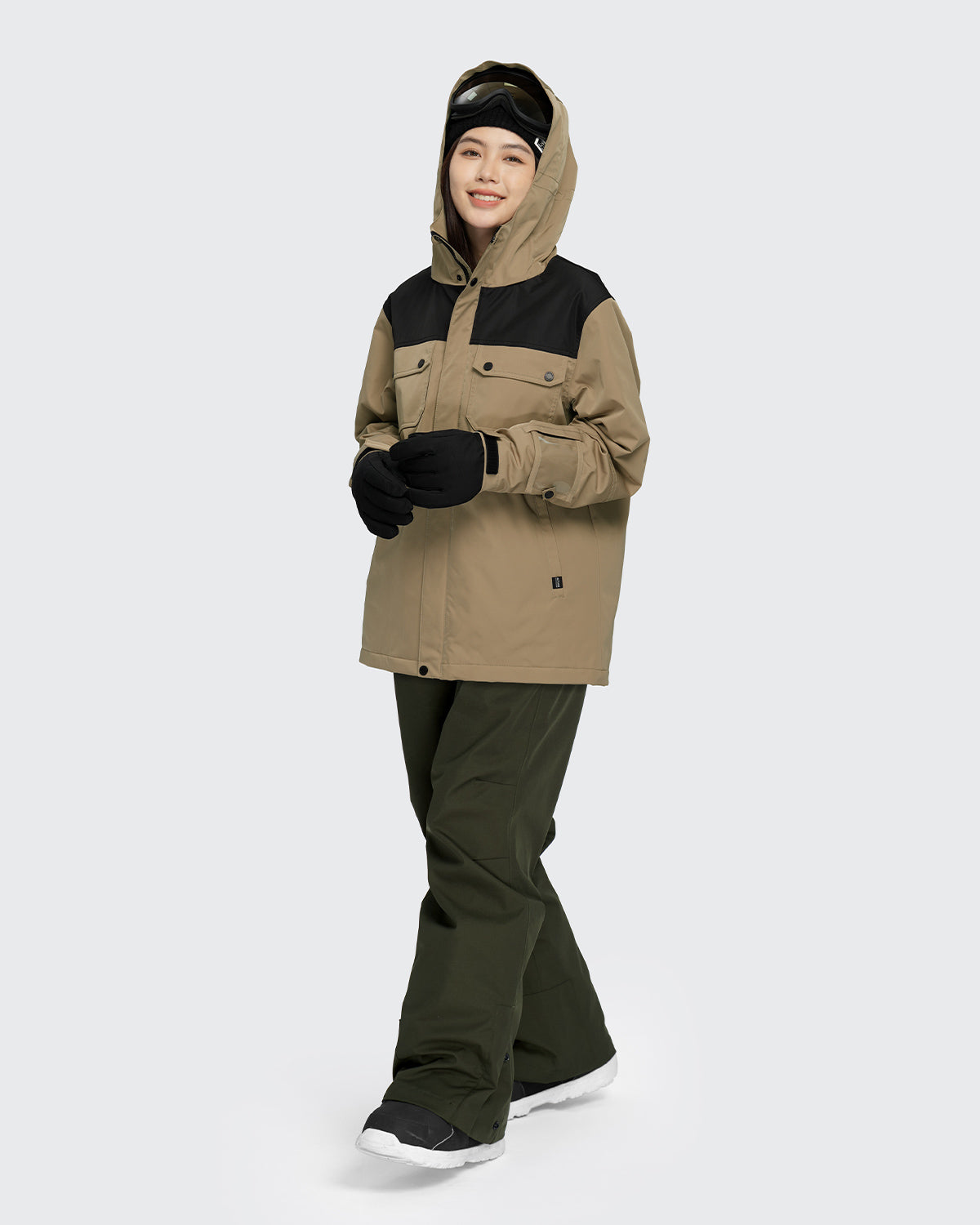 #カラー_mochabeige×black /darkkhaki