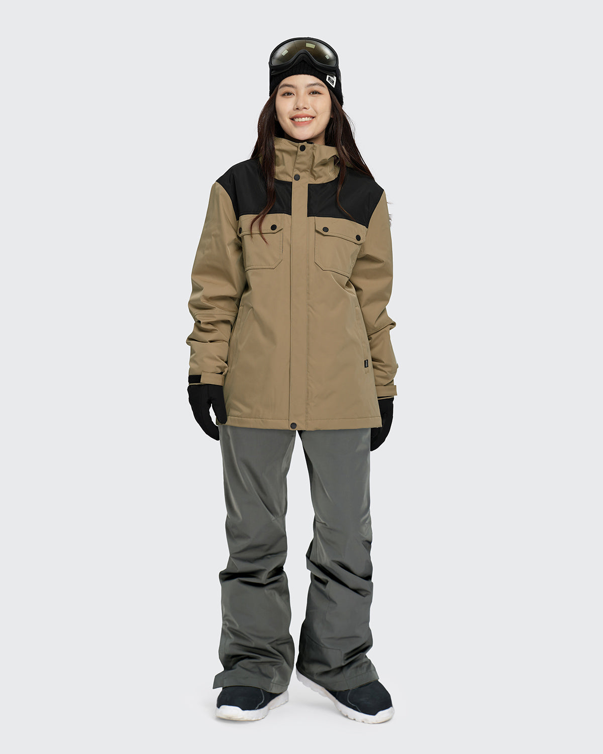 #カラー_mochabeige×black /gray