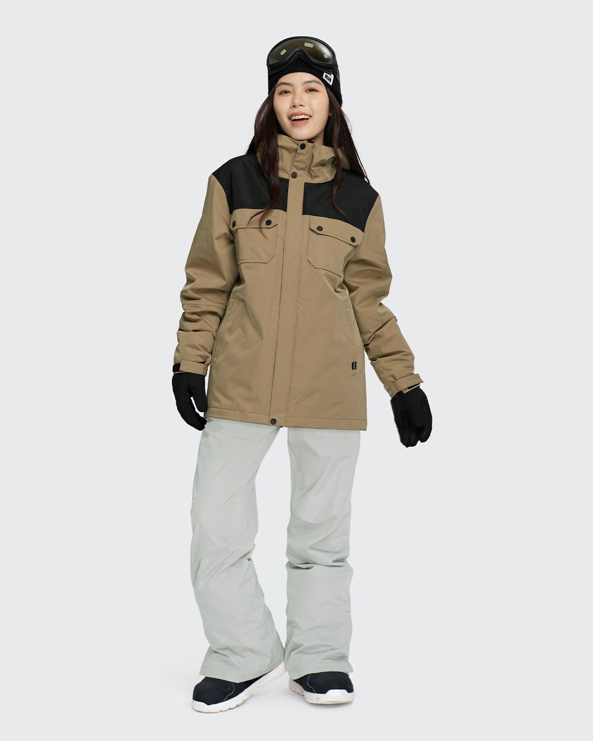 #カラー_mochabeige×black /lightgray