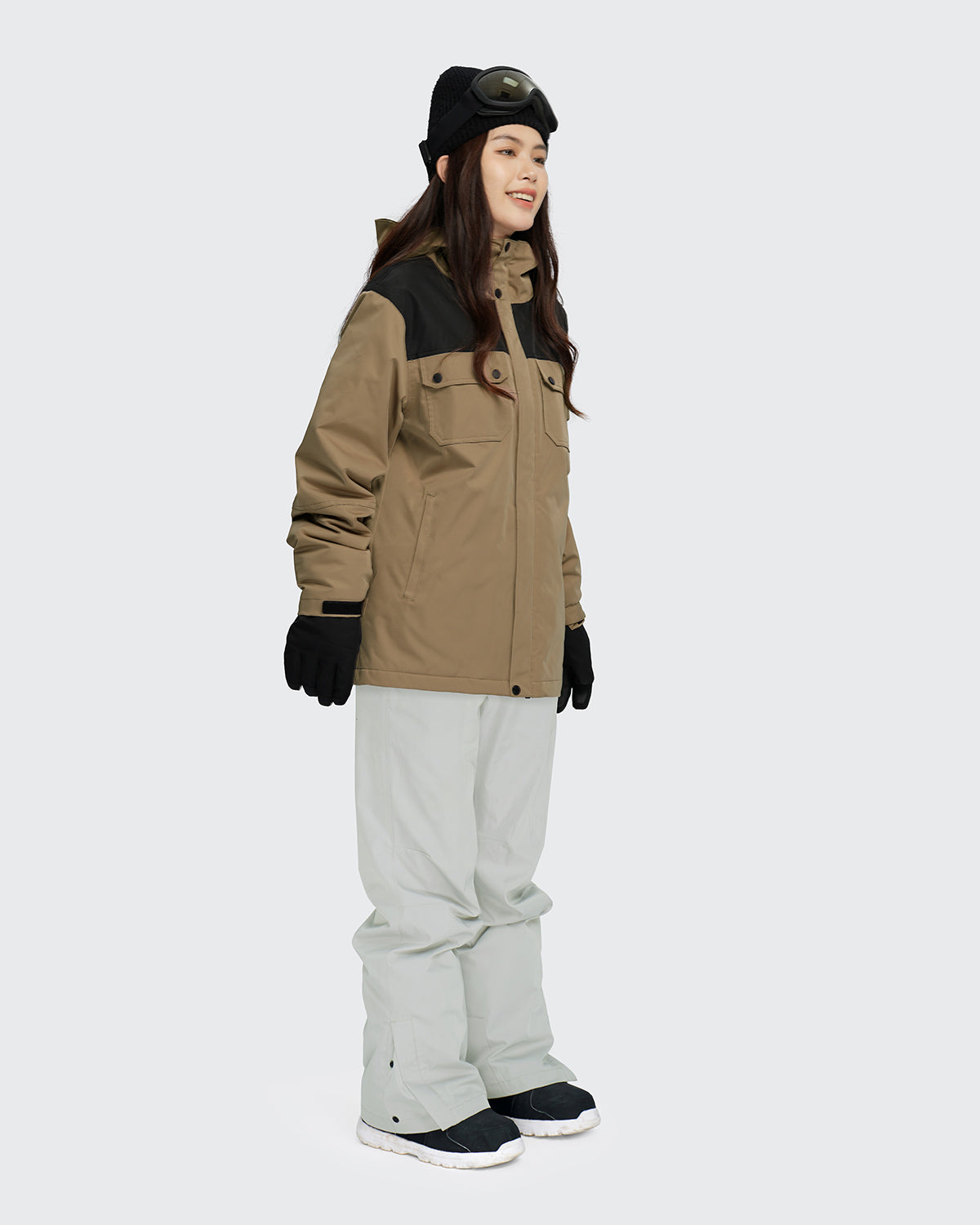 #カラー_mochabeige×black /lightgray