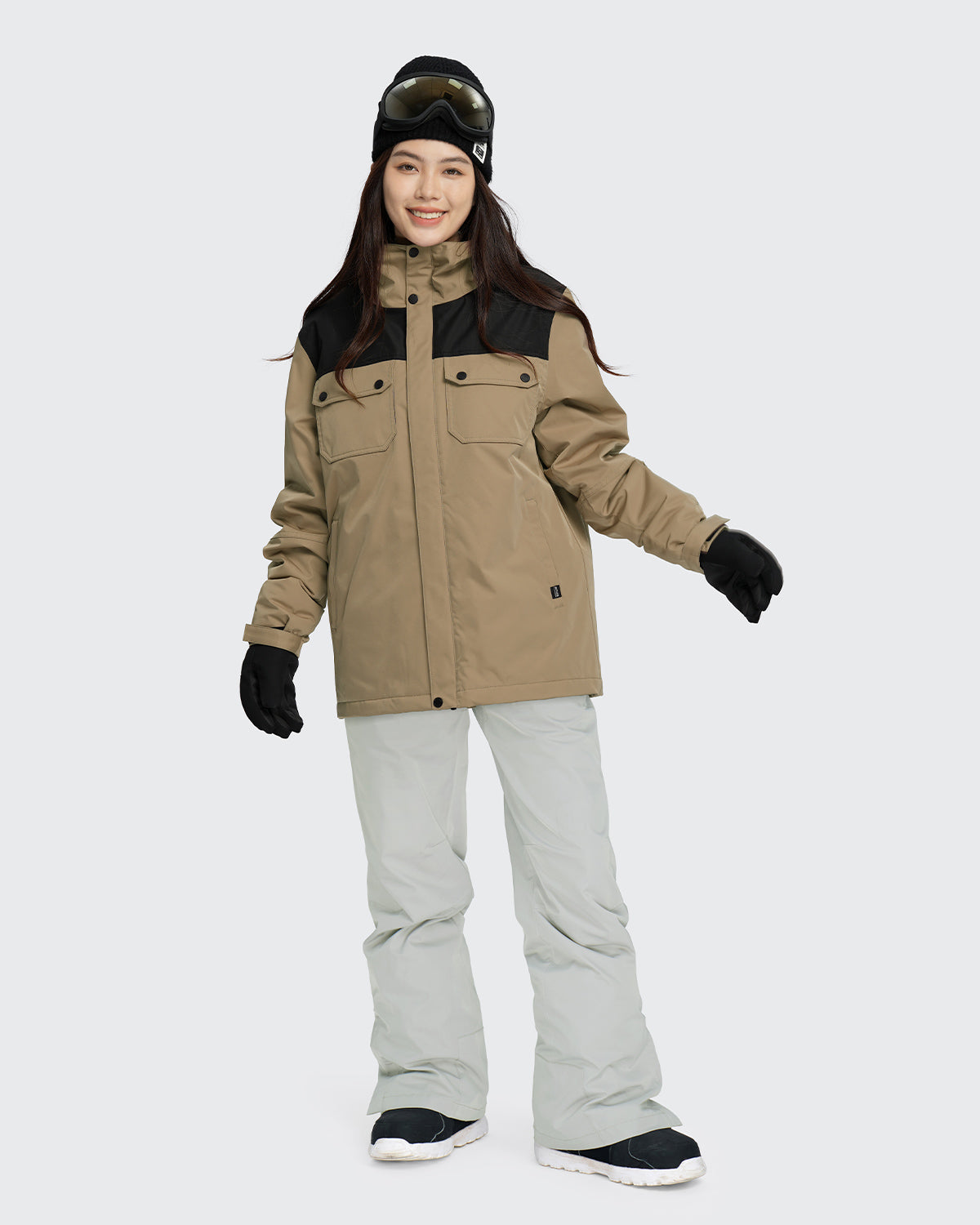 #カラー_mochabeige×black /lightgray