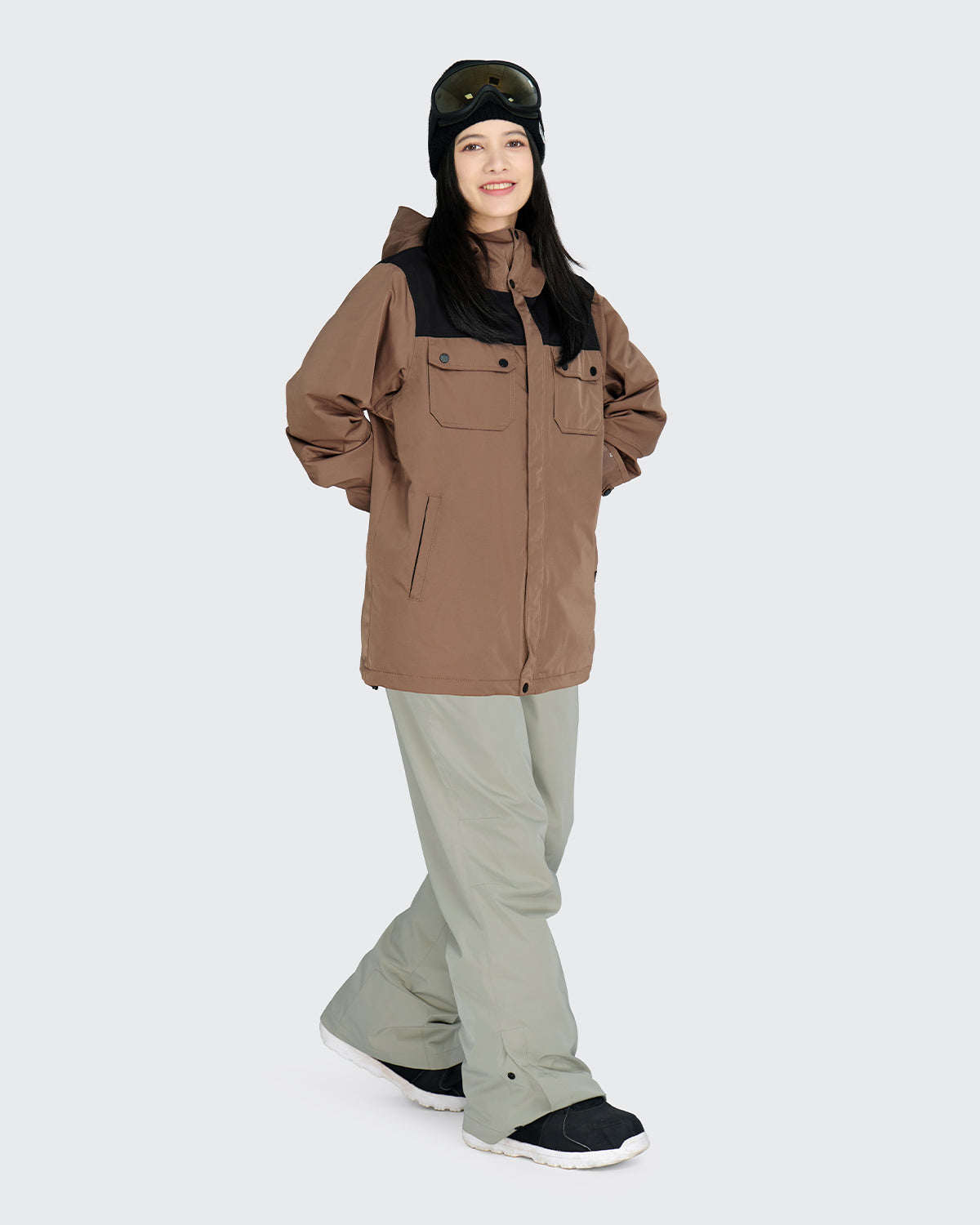 #カラー_mocha×black/oysterwhite